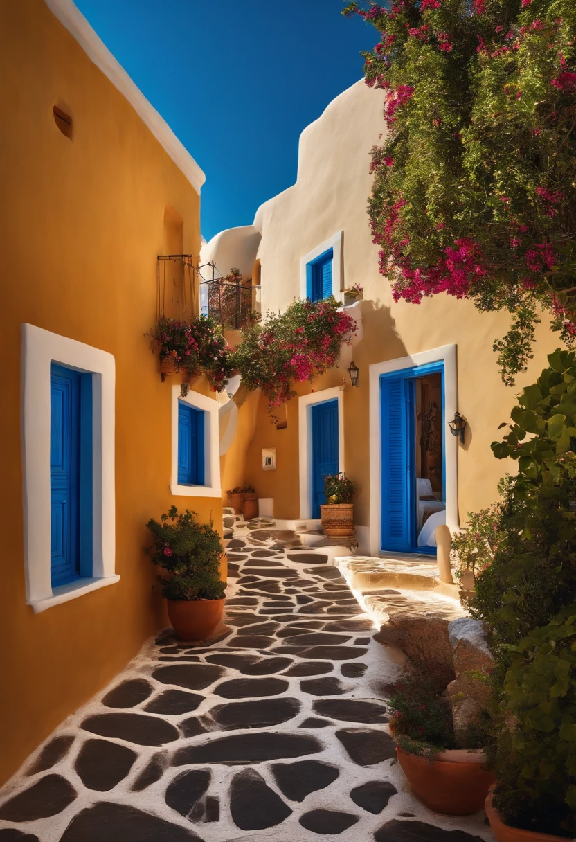 Santorini architectural style