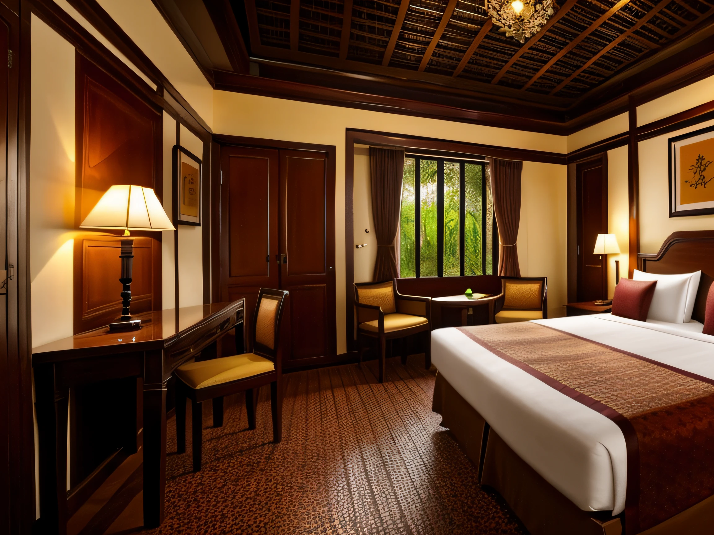 hotel room, indochine style