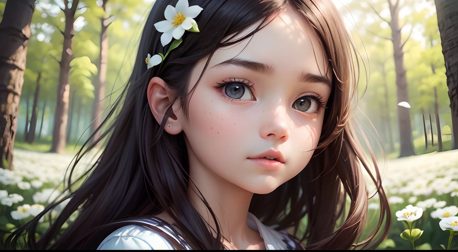 Cute girl,Innocent beauty,bubblegum pop,alice in the wonderland,candid shot,warm back lighting,Masterpiece, k hd, Detailed details,