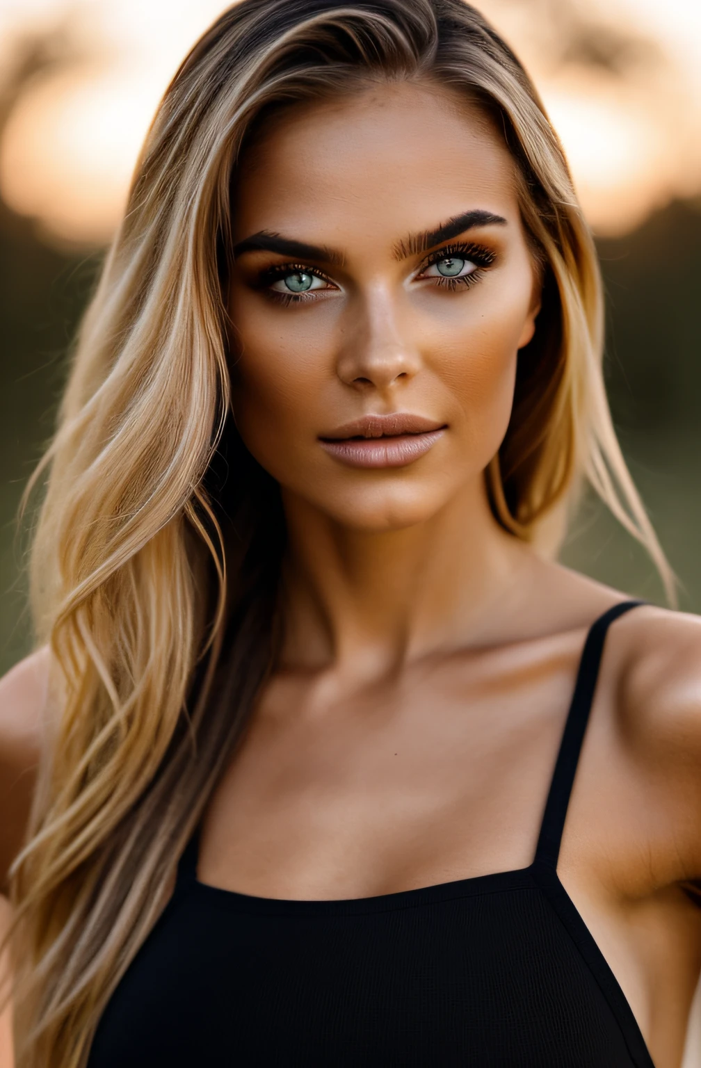 beautiful blonde woman, 8k uhd, high quality, film grain, Fujifilm XT3