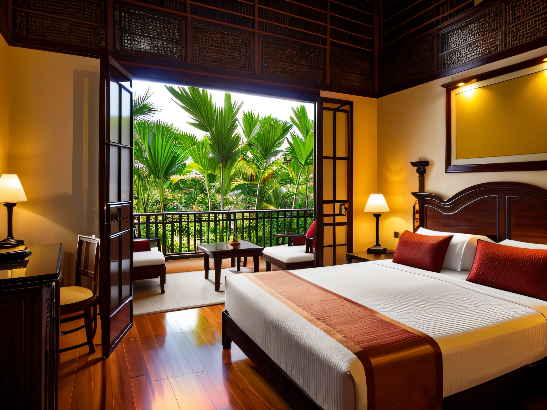 hotel room, indochine style