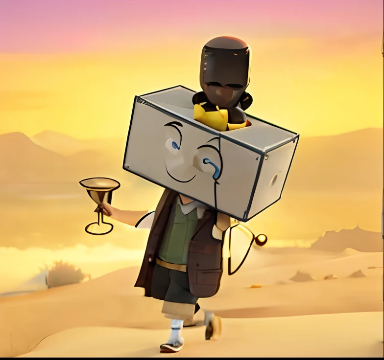 Cube head guy