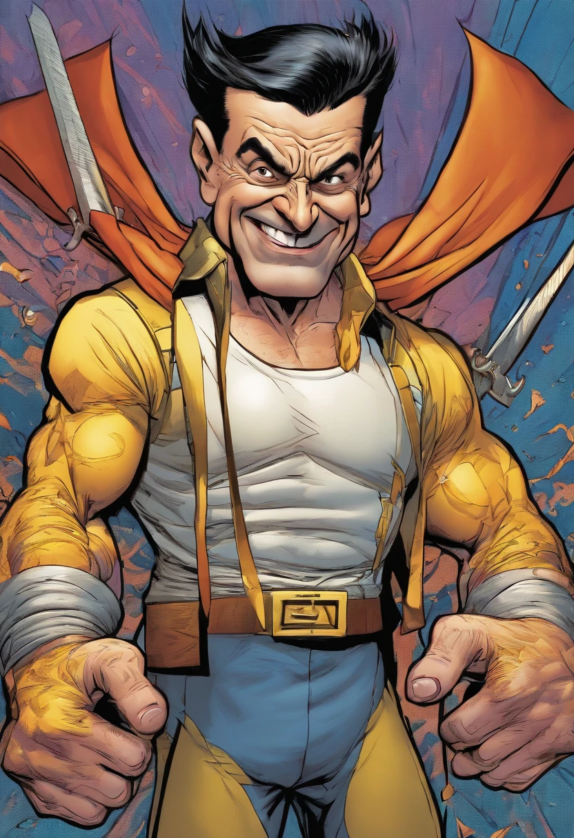 Mr bean as wolverine