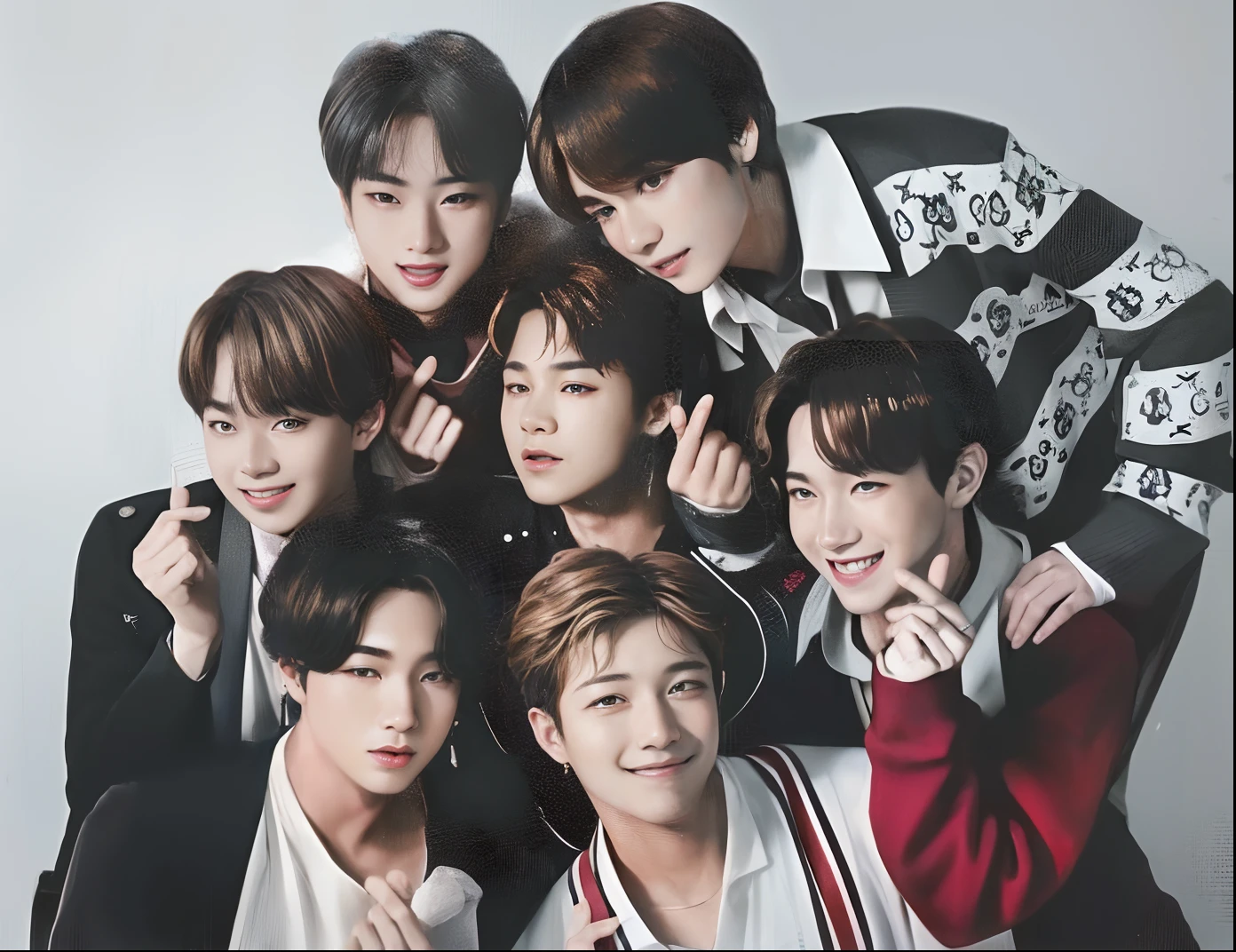 arafed group of young men posing for a picture together, bts, all from the group nct, bt 2 1, bt21, profile pic, profile picture, 2019 trending photo, official fanart, profile photo, v tuber, cute boys, portrait of kpop idol, profile image, headshot profile picture, 💣 💥💣 💥, album photo