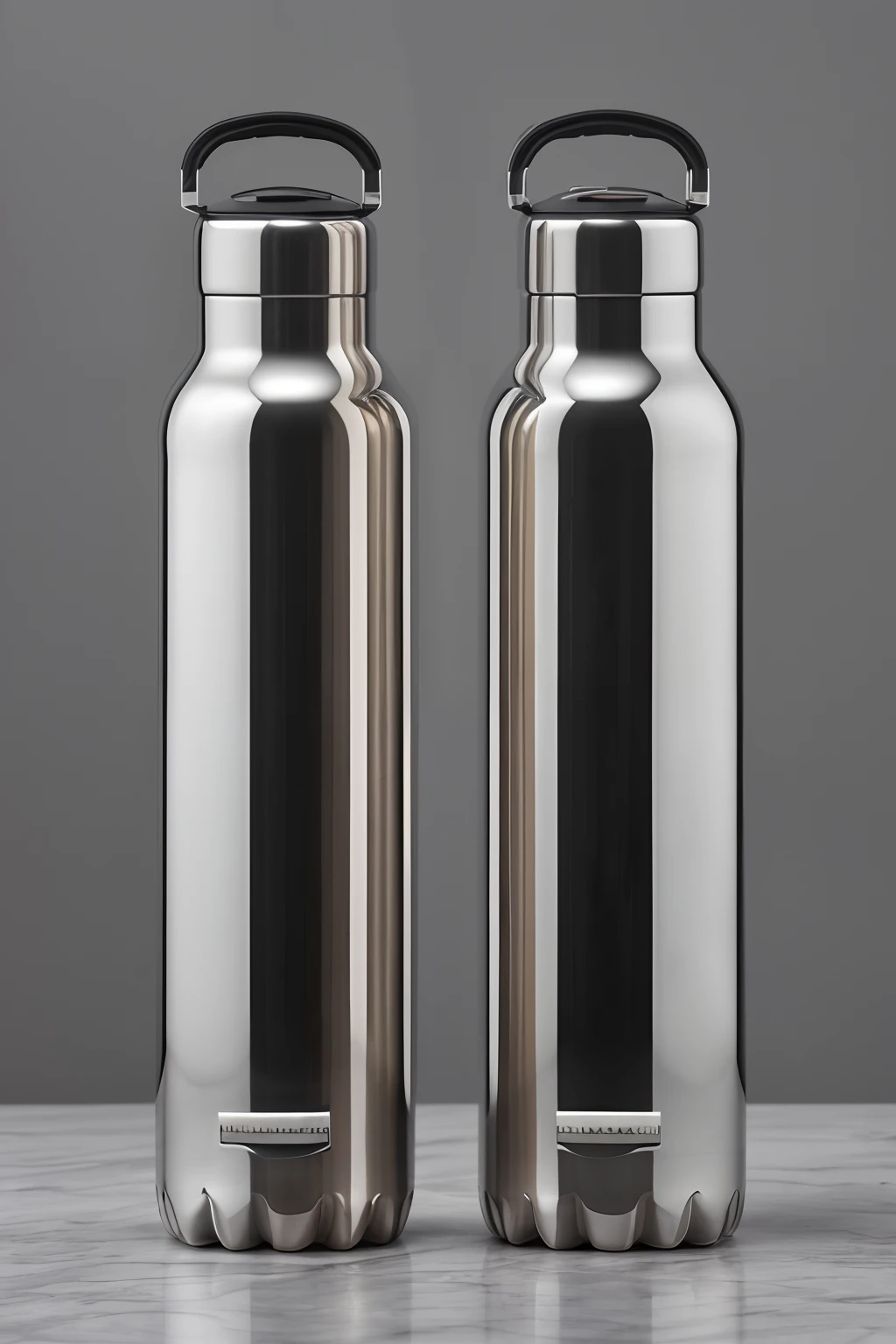 rimowa style metal water bottle