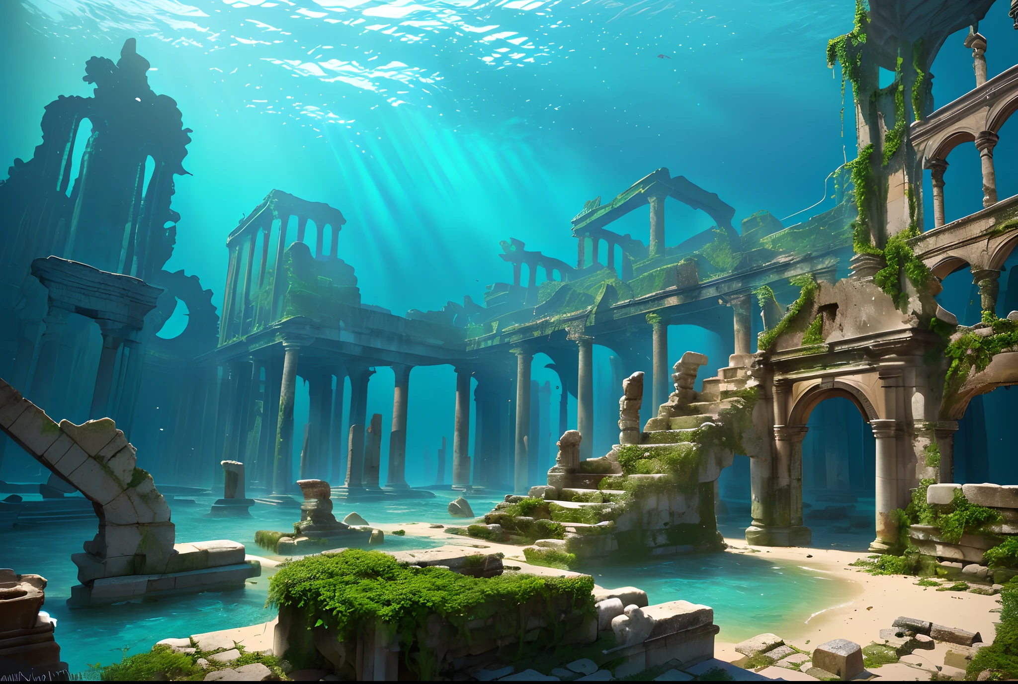 Lost Ancient Ruins in the Depths of the Sea