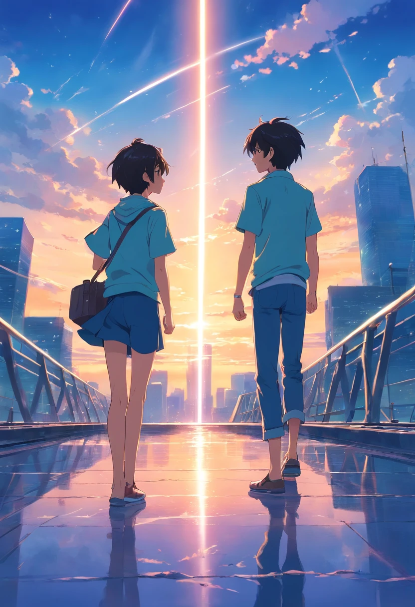 twinks,icons,view sky,enticing
