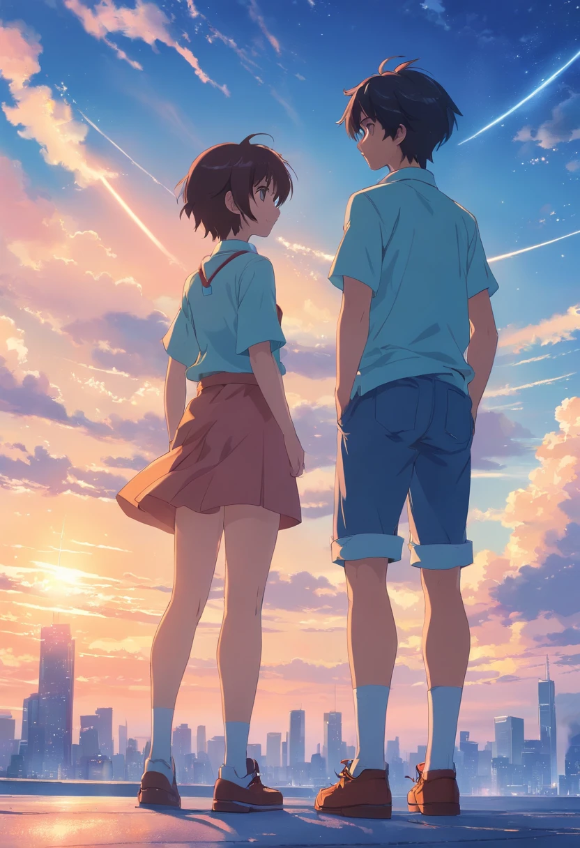 twinks,icons,view sky,enticing