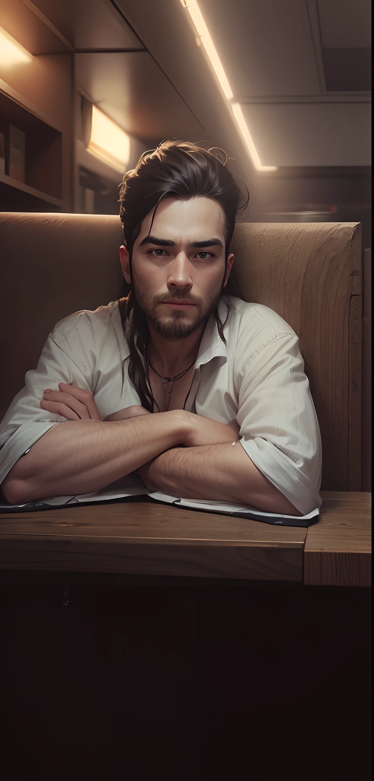Don't change in face, realistic face ,long hair,8k, change background,