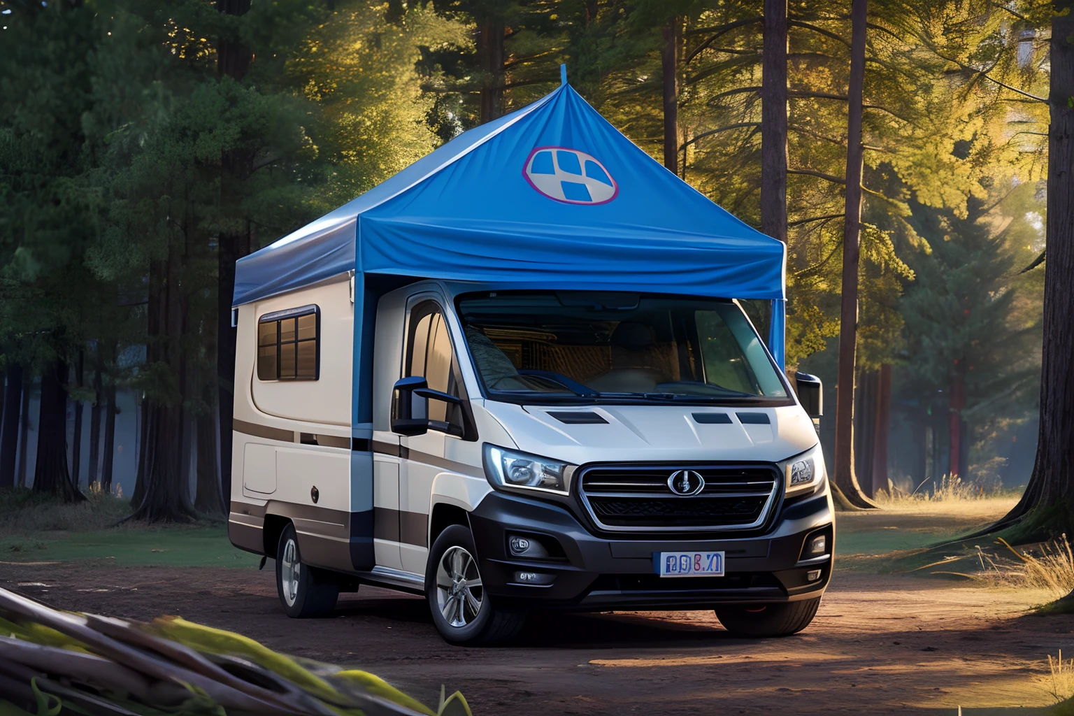 RV，An RV，Campervan， (1 girl:1.4), Solo,Tarp tent,bonfires,Volumetric lighting BREAK（tmasterpiece：1.2），（best qualtiy），4K，ultra - detailed，（dynamic compositions：1.4），detail-rich，plethora of colors，（Irridescent color：1.2），（with light glowing，Atmospheric lighting），dream magical，magical，（独奏：1.2）Extremely detailed beauty, ridiculous, unbelievable Ridiculous, hugefilesize, ultra - detailed, A high resolution, The is very detailed, top-quality, tmasterpiece, illustratio, The is very detailed, NFFSW, unified, 8K picture wallpaper, magnifica, finedetail, tmasterpiece, top-quality, A highly detailed，hentail realism，photoreali，（realisticlying，photograph realistic：1.37），（natta），Back shadow