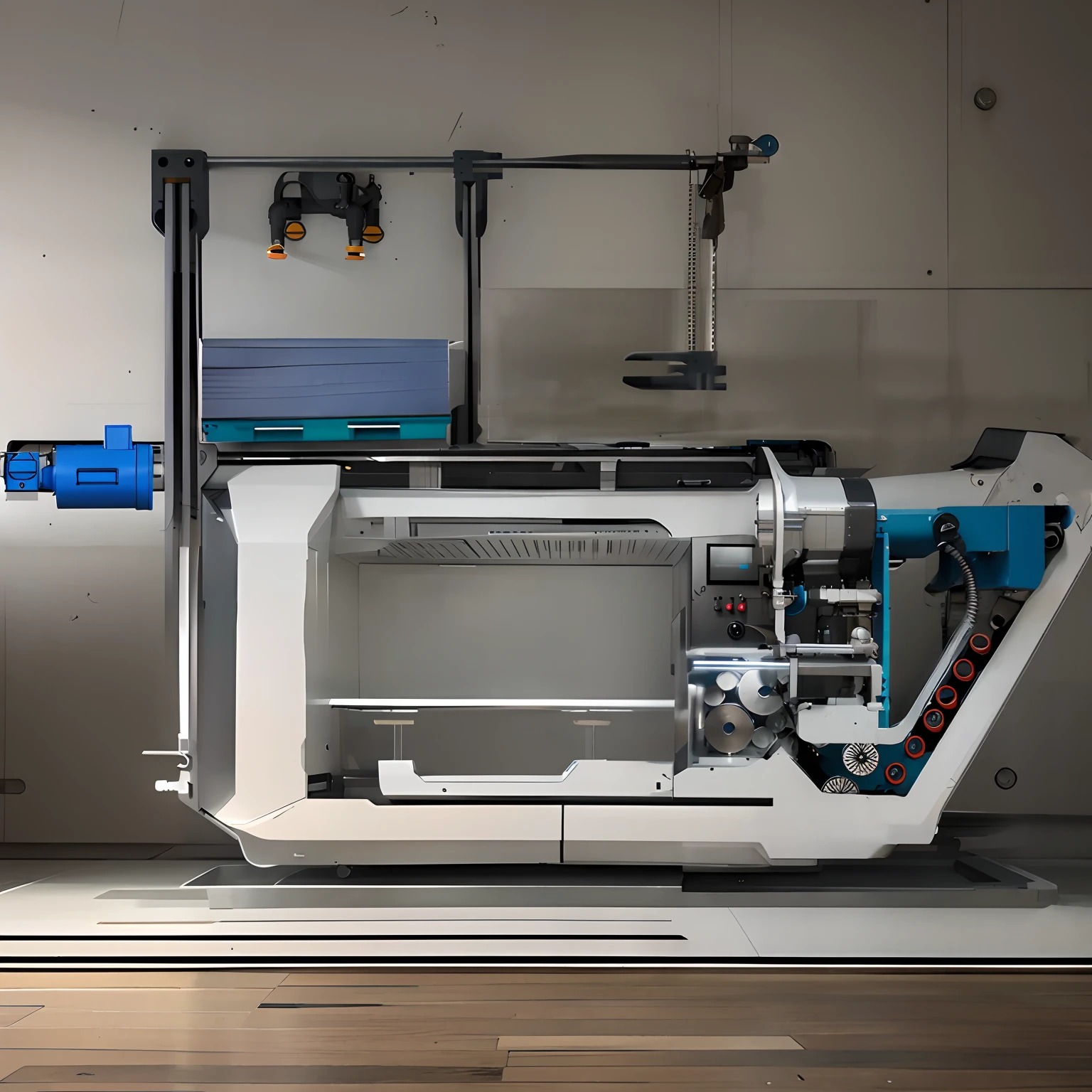 "Finishing Machine Modern Industrial Minimalist Details Perfect"