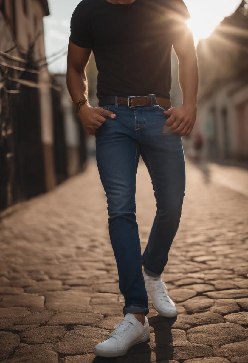 2 jovens rapazes, latino-americanos, sexo masculino ((16 anos)), usando uma (( camiseta branca sem estampa )), usando (( Denim Jeans Pants)), Wears sneakers (( standingn )), imagem frontal, muito feliz, 16 anos, CAN for Photo Advertising Campaign, obra-prima, melhor qualidade, detalhes intrincados, altamente detalhado, foco nítido, pele detalhada, textura de pele realista, textura, olhos detalhados, profissional, 4k, tiro em Canon, 85mm, profundidade de campo rasa, Kodak Color Vision, corpo de ajuste perfeito, extremamente detalhado, photo_\(ultra\), fotorrealista, realista, Post-processing, maximum detail, rugosidade, vida real, ultra realista, fotorrealismo, fotografia, 8k uhd, fotografia (grain of film) medium shot for closeup shot atmospheric dark lighting