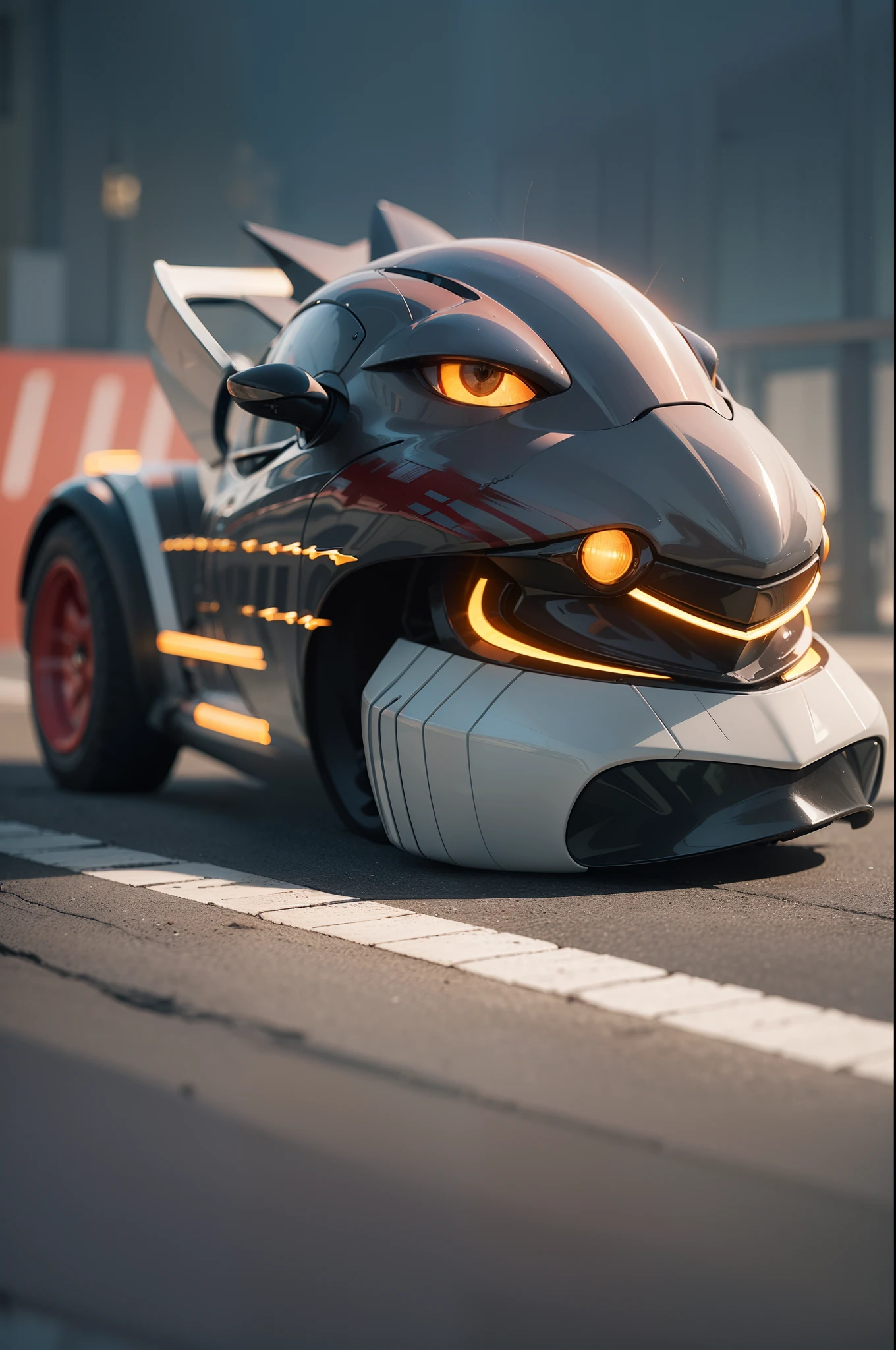 ((32k UHD HDR RAW HIGH DETAIL, CINEMATIC ART)) Create a captivating scene with [a Mario Kart cup] featuring a chibi version of ((King koopa Bowser)), designed by PivArts, racing in a kart on the track. Pay special attention to his facial expressions, making them cute and intriguing. Set the scene in a midnight atmosphere, adding depth and aesthetics to the image. The background should be a flat color vector with neon accents, resembling a “Bloodthyrstdark” style. Capture the scene with professional photography under low lighting conditions, using a middle distance shot for sharp focus. The artwork should be hyper-detailed and rendered in digital art, achieving a concept art quality that aligns with the standards of SeaArt2.1, film grain sharp photo style fujifilm XT3 --auto --s2