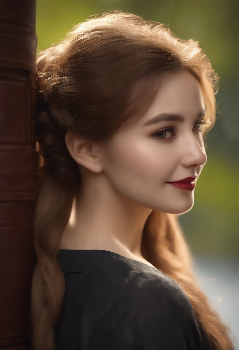8k, 4K, Best quality, high resolucion, ultra highres:1.1), (Masterpiece, Realstic, photo-realistic:1.1), 1fille, Twintails, cheveux bruns,((grosse poitrine)), (grosses hanches cuvy), (narrow waist ) (Regarder le spectateur:2), sexy shoulders, joues rougissantes, Nikon Z9, Objectif 30mm, sharp focused face, f/4, Norme ISO 200, Obturateur 1/250, cinematic light, Prise de vue moyenne, .RAW ,intricate high detail, award-winning photograph, high sharpness, facial symmetry, Bokeh, Ultra-detailed, hanche sexy, corps entier