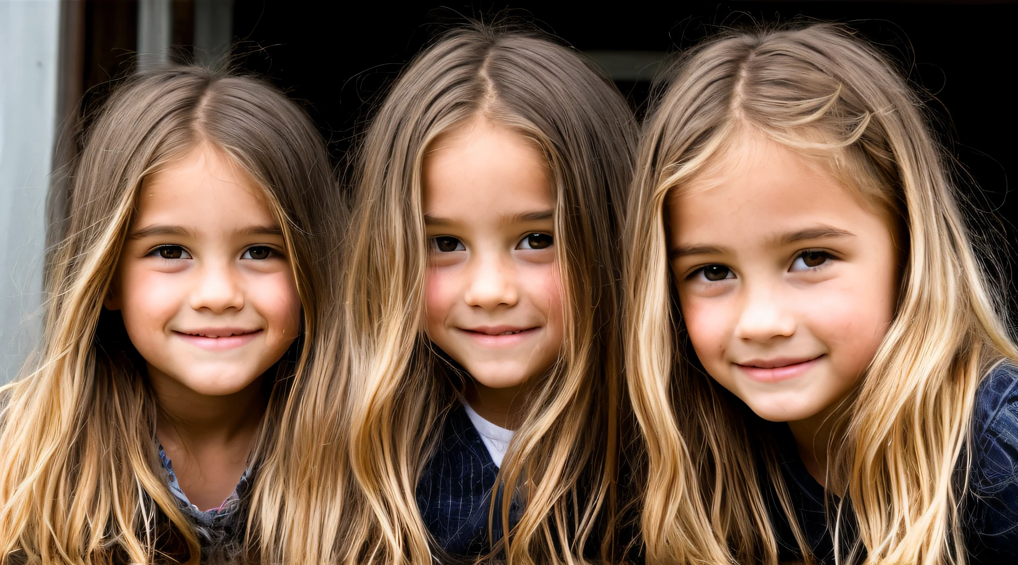 KIDS BLONDIES LONG HAIR, close up, fogo ao fundo, , undefeatable, FIRE.