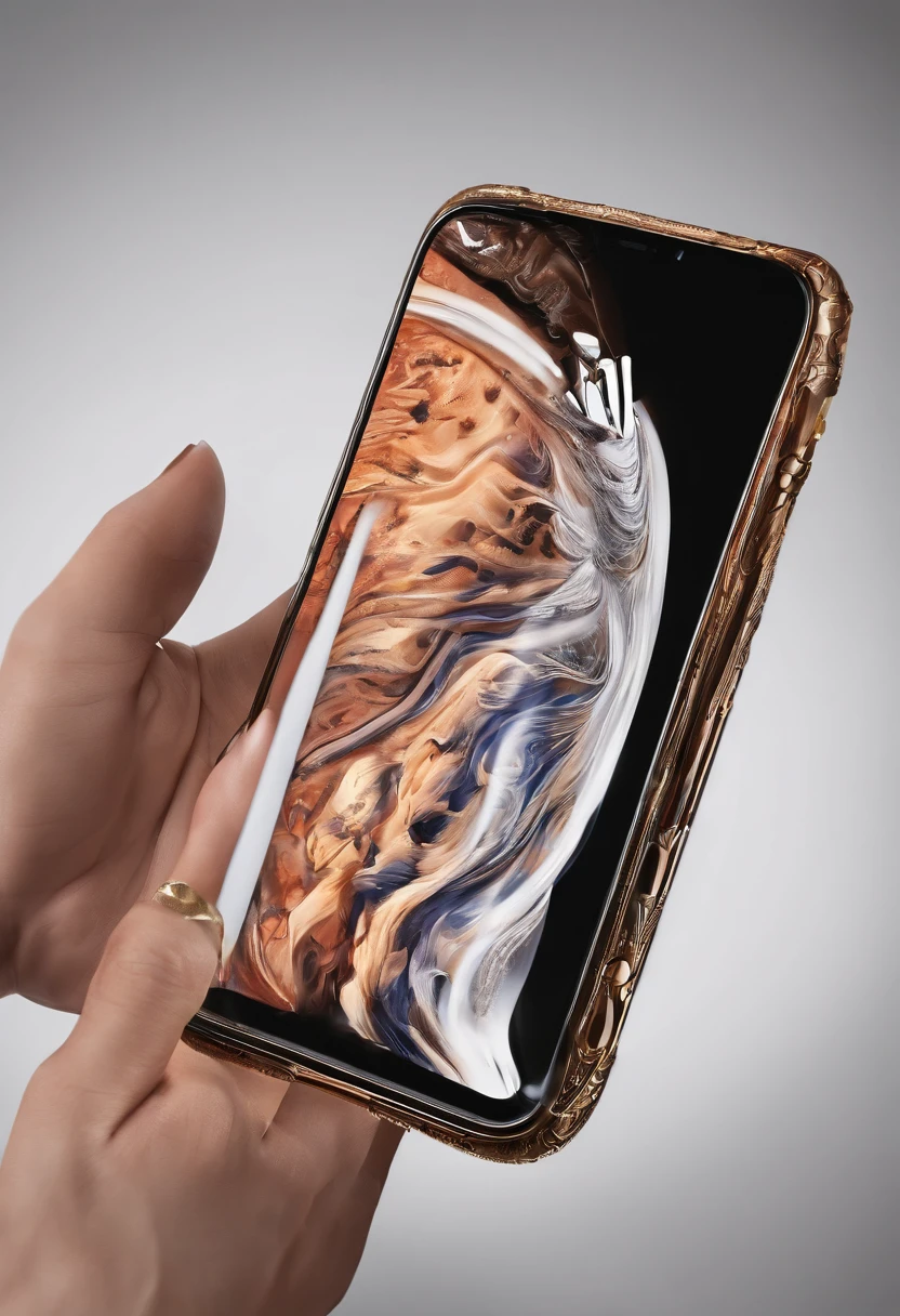 Iphone 18 pro max, cinematic, professional photography, studio lighting, studio background, advertising photography, intricate details, hyper-detailed, ultra realistic, 8K UHD