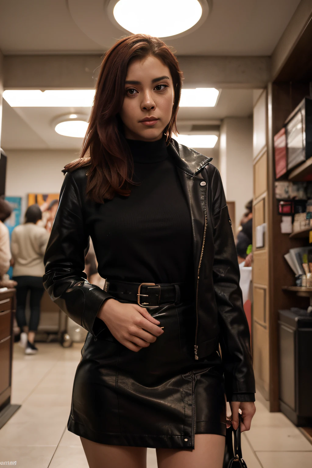 Sakura Haruno, seductor, ((frente para mostrar)), atractivo, ojos sexys, abrigo rojo, cabello rosado, delicado, joven, pelo corto, Cara detallada, a high definition, cuerpo completo, de League of Legends, Tendencia en ArtStation, por RHADS, Andreas Rocha, RossDrew, Makoto Shinkai, Laurie Greasley, Lois Van Baarle, Ilya Kuvshinov y Greg Rutkowski