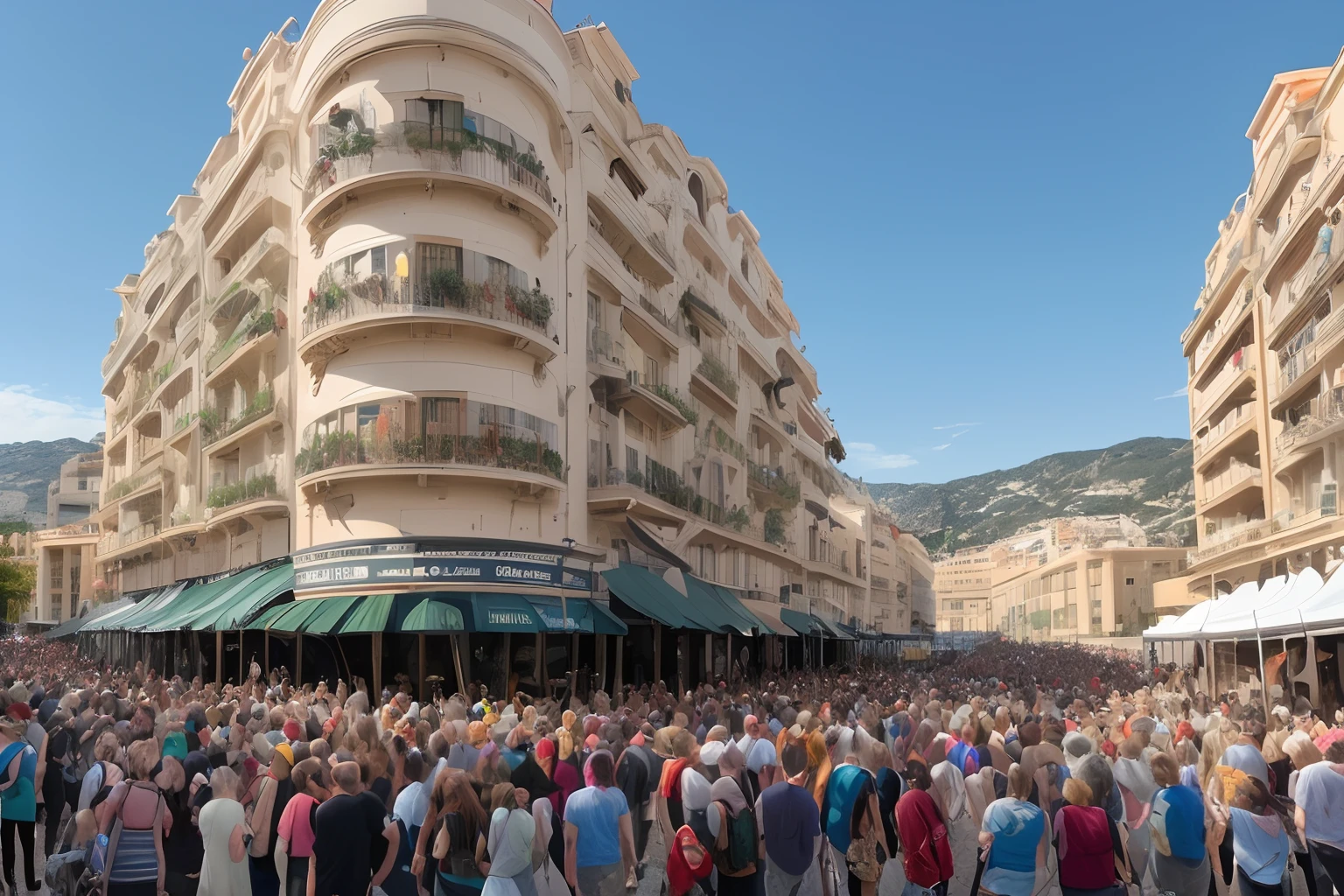 Folk festival in Monaco