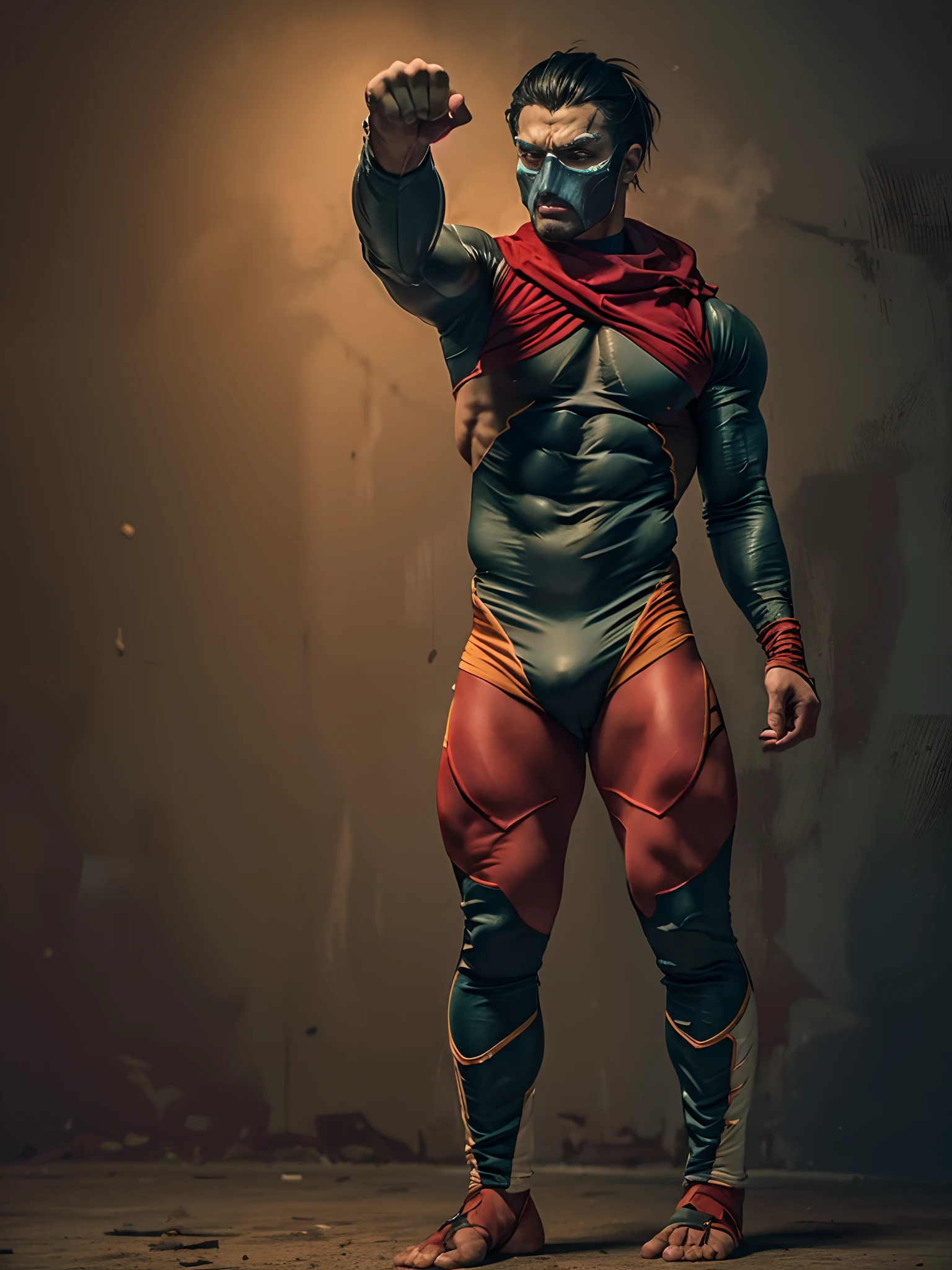 Muscle prominence々、8K、Top image quality、Atrocious、Wrestlers、villainess、cruel、and draw the full body、Beast paws、sharp eye、Bloody、Liquid constantly flows from the hands、Bloody