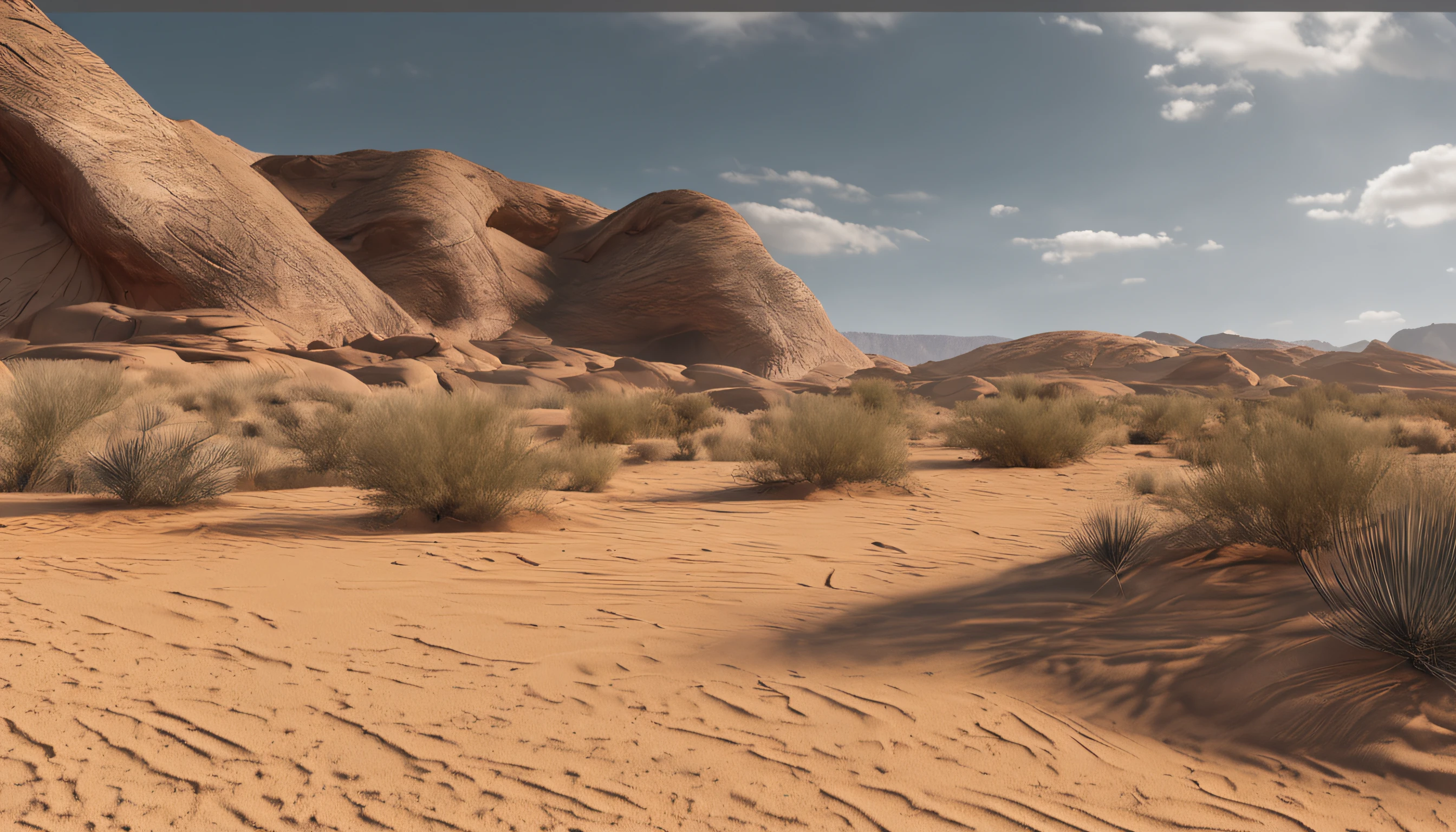 Cinematic images,Hyper-realistic,Ultra-wide viewing angle,Vast desert,camelstoe,oases,废墟,Faraway view,super-fine,Detailed pubic hair,stereoscopic perspective,Works of masters,detail in face,super-fine,16K resolution,high qulity,电影灯光,High picture detail,dynamic viewing angle,Detailed pubic hair,Epic shooting,oc rendered