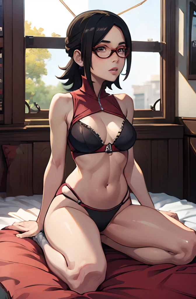 Sarada sensualizando