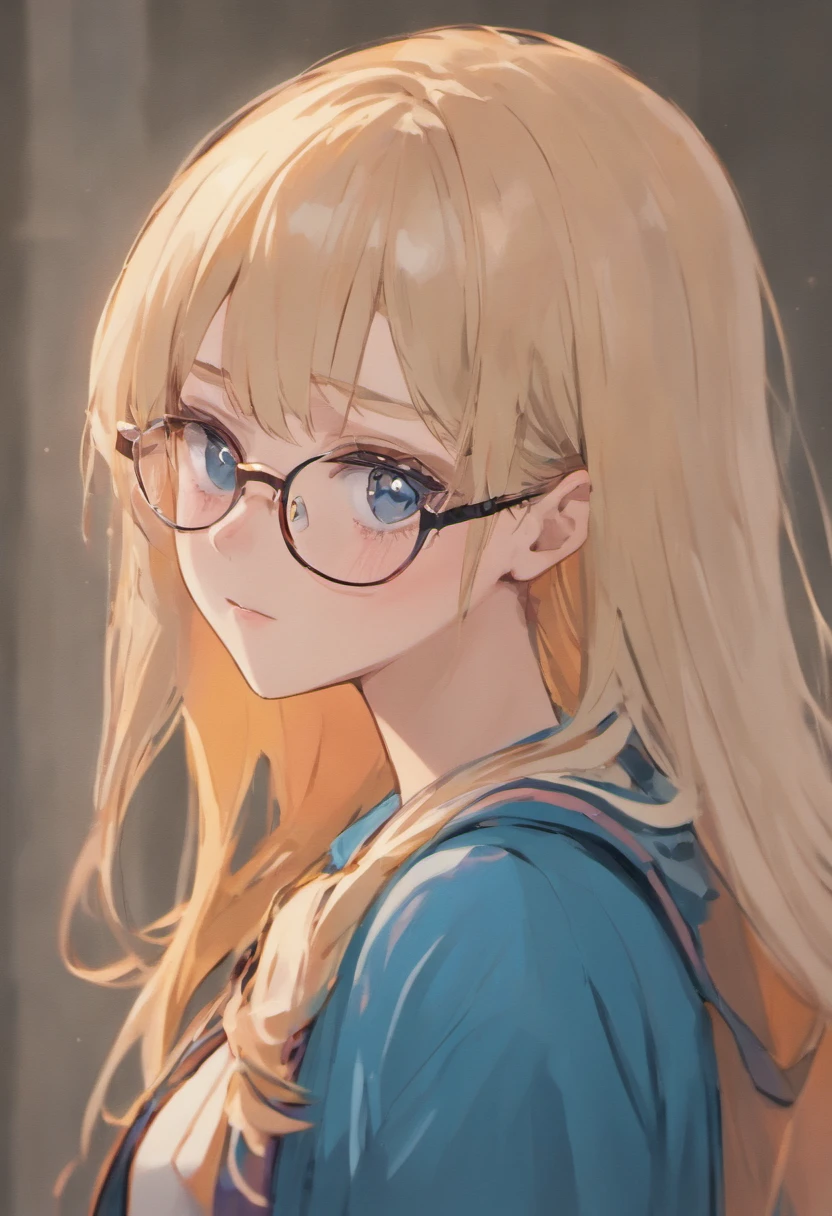 A closeup of a person with glasses on a white background, realistic anime art style, Estilo anime 3D realista, design de personagem retrato, arte de anime realista, retrato do design do personagem, retrato estilo anime, retrato de personagem de anime, estilo realismo anime, estilo anime semi-realista, kawaii retrato realista, retratos bonitos da do anime, design de personagem de alta qualidade, Digital anime illustration