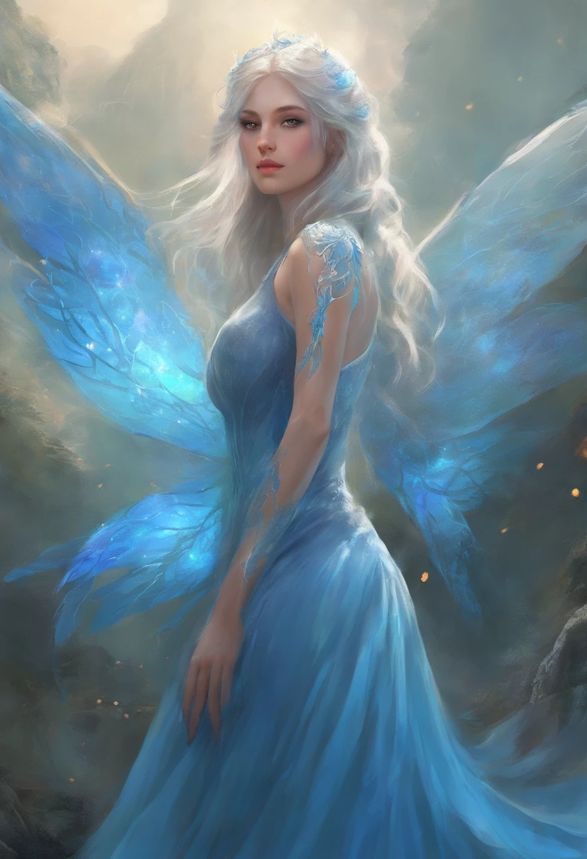 blue skinned girl