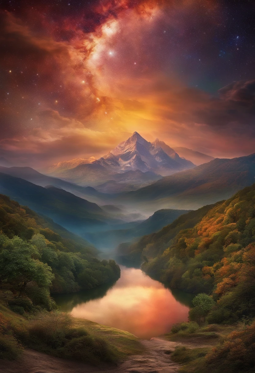 I want a picture about the Hymn of Creation, from the Bible book Genesis