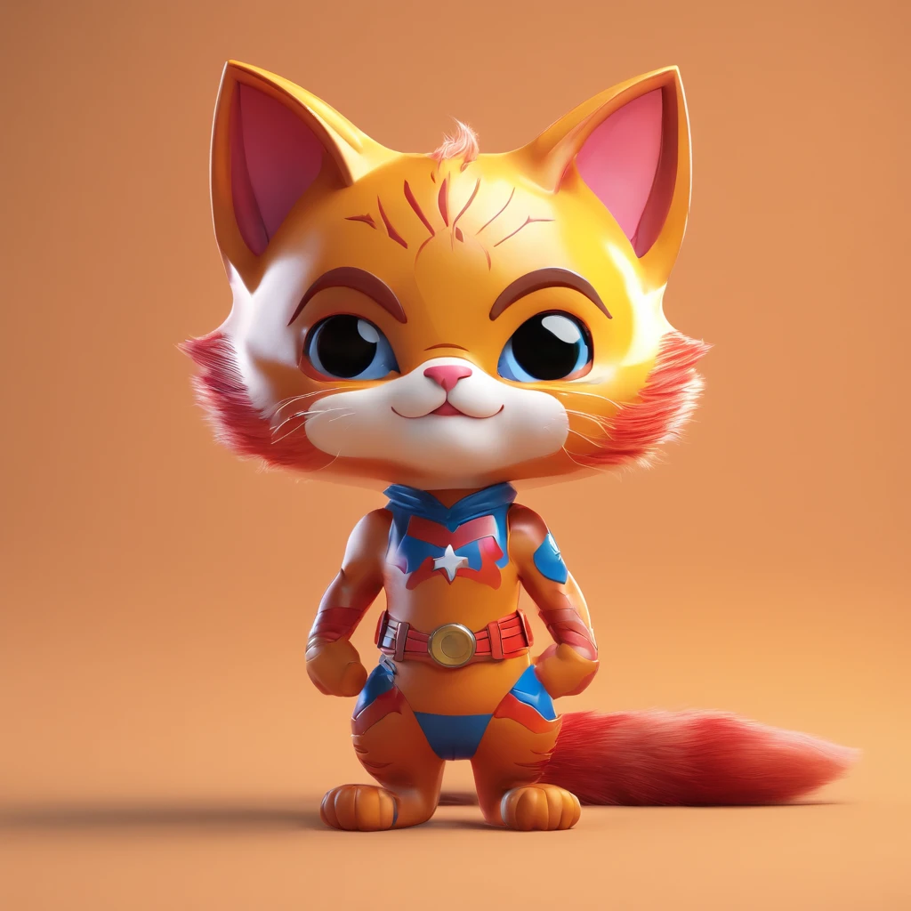 superhero, but a cute kitten