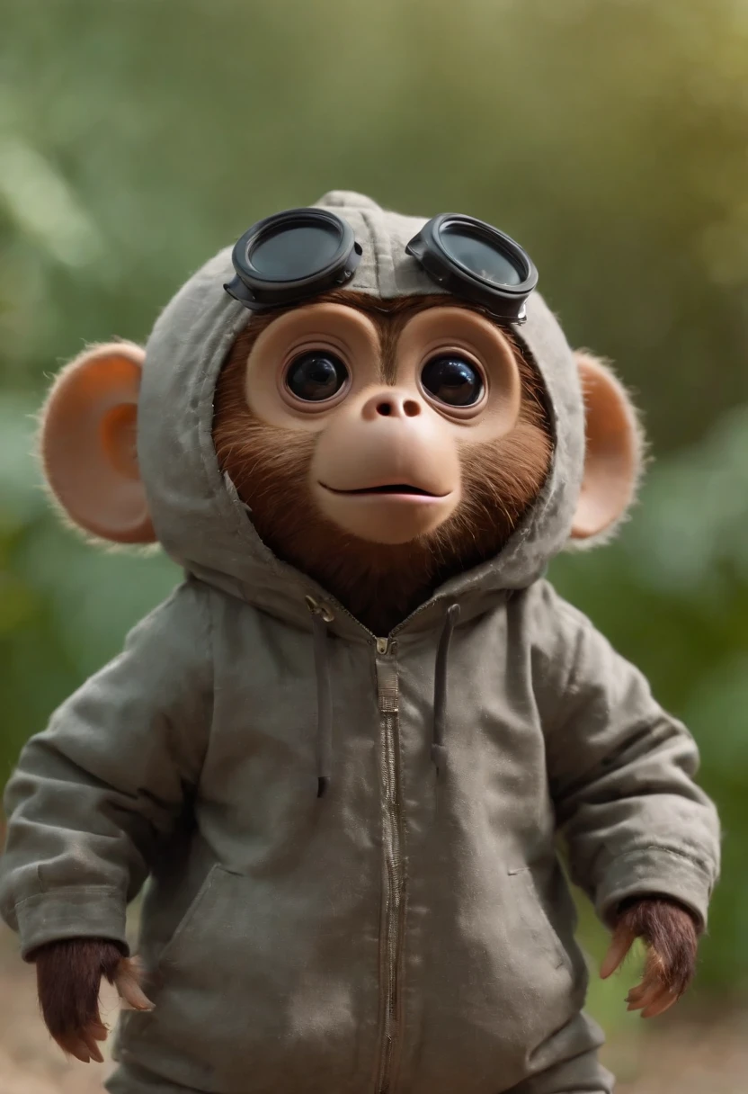 ((beste-Qualit)), ((tmasterpiece)), (higly detailed:1.3), 3D, Cheburashka (ciberpunk:1.3) Cheburashka-rapper