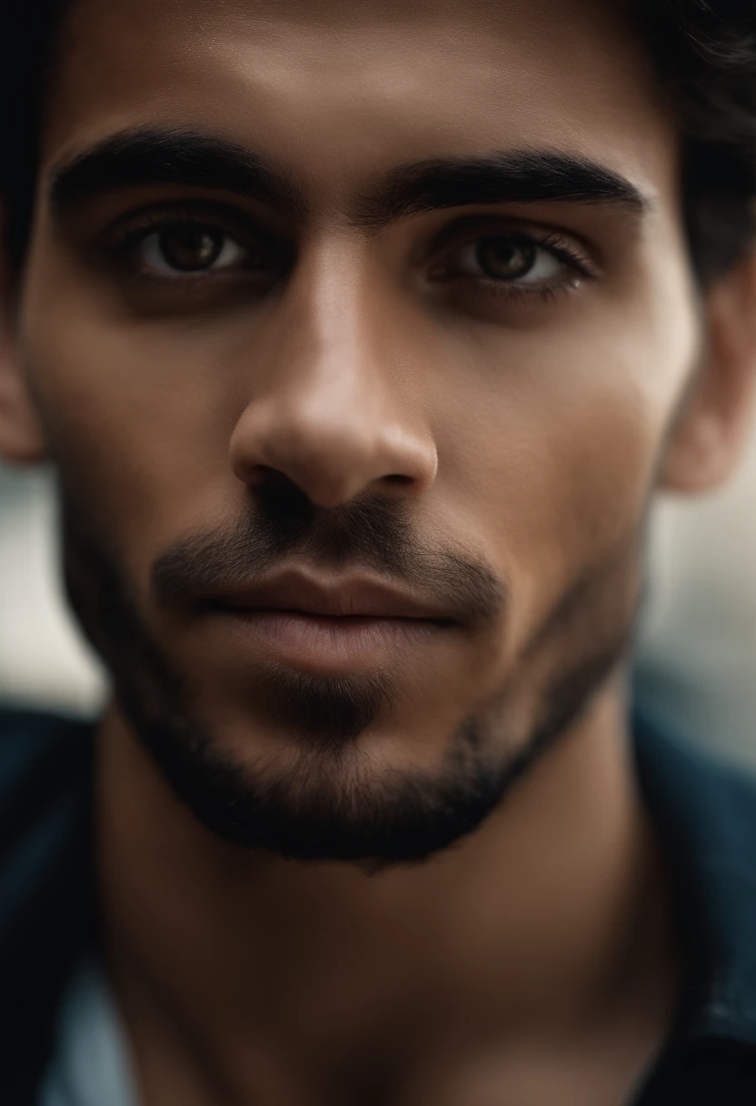 young man, 20 anos, cabelos brancos, corte de cabelo de dois blocos , not shirt, vestindo um casaco de pele preto , Foto Realidade, pele de realidade, pele detalhada, olhos claros brilhantes, Biomechanicals, estranho, assustador, Pesadelo, cores muito brilhantes, light particles, com luz brilhante, Mshiff, Arte do papel de parede, Papel de parede UHD