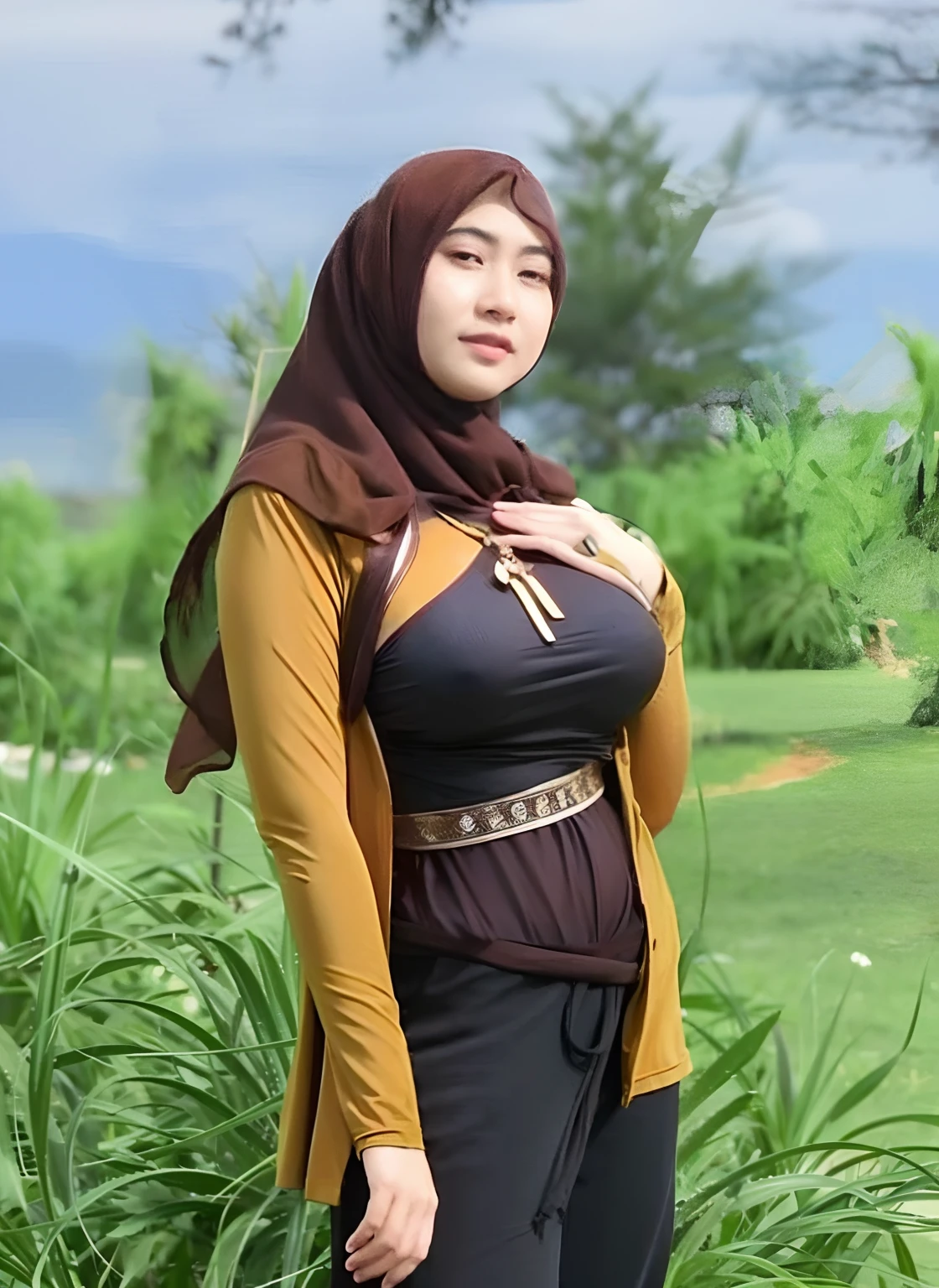very good quality medium brown nipples, medium nipples, seductive normal nipples, medium nipples for Indonesian women, have medium perfect round nipples