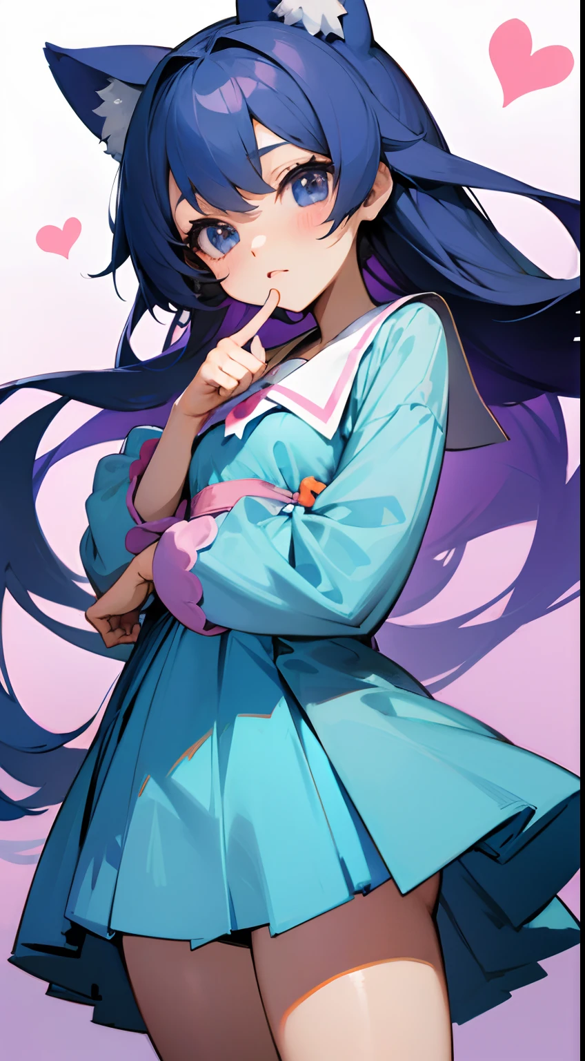 Anime girl in kawaii outfit