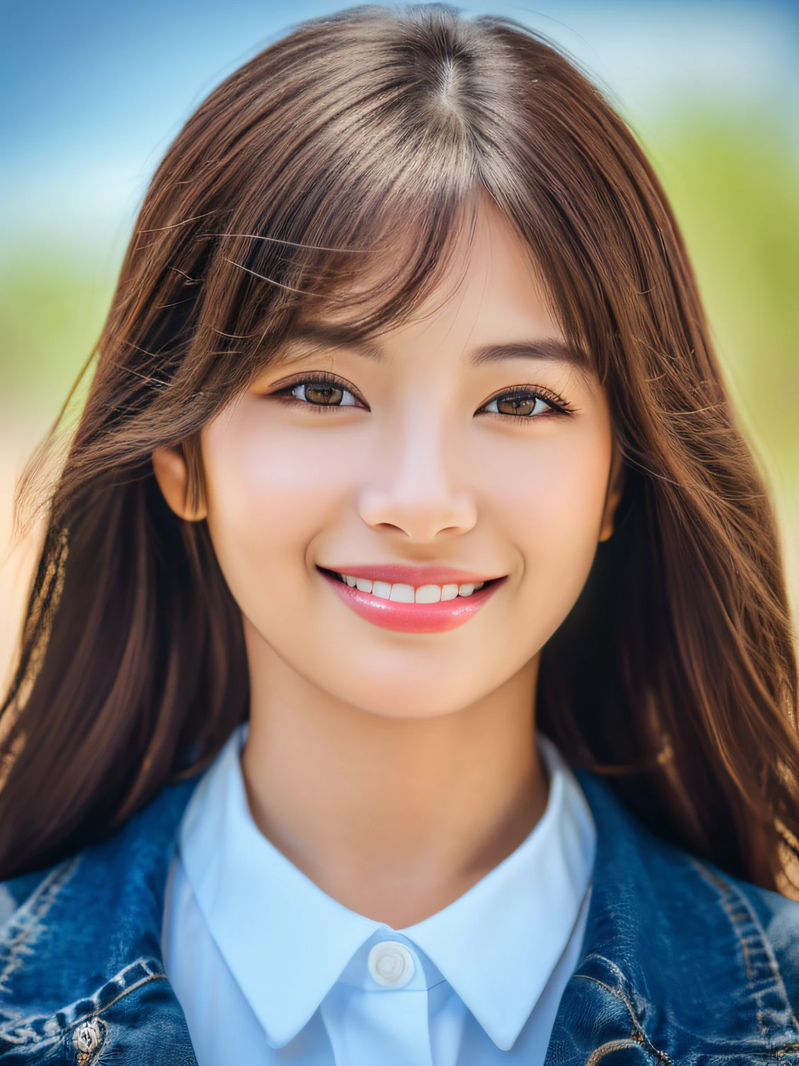 beautiful girl,light smile,cowboy shot,simple background,
master piece,4K,8K,(master piece,ultra high resolution:1.4),(master piece,photographrealistic:1.4),master piece,detailed eyes,master piece,detailed face,