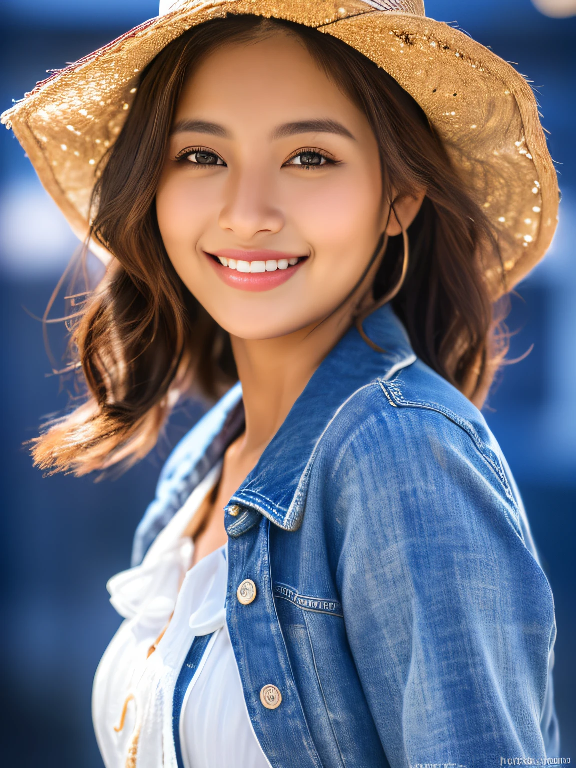 beautiful girl,light smile,cowboy shot,simple background,
master piece,4K,8K,(master piece,ultra high resolution:1.4),(master piece,photographrealistic:1.4),master piece,detailed eyes,master piece,detailed face,