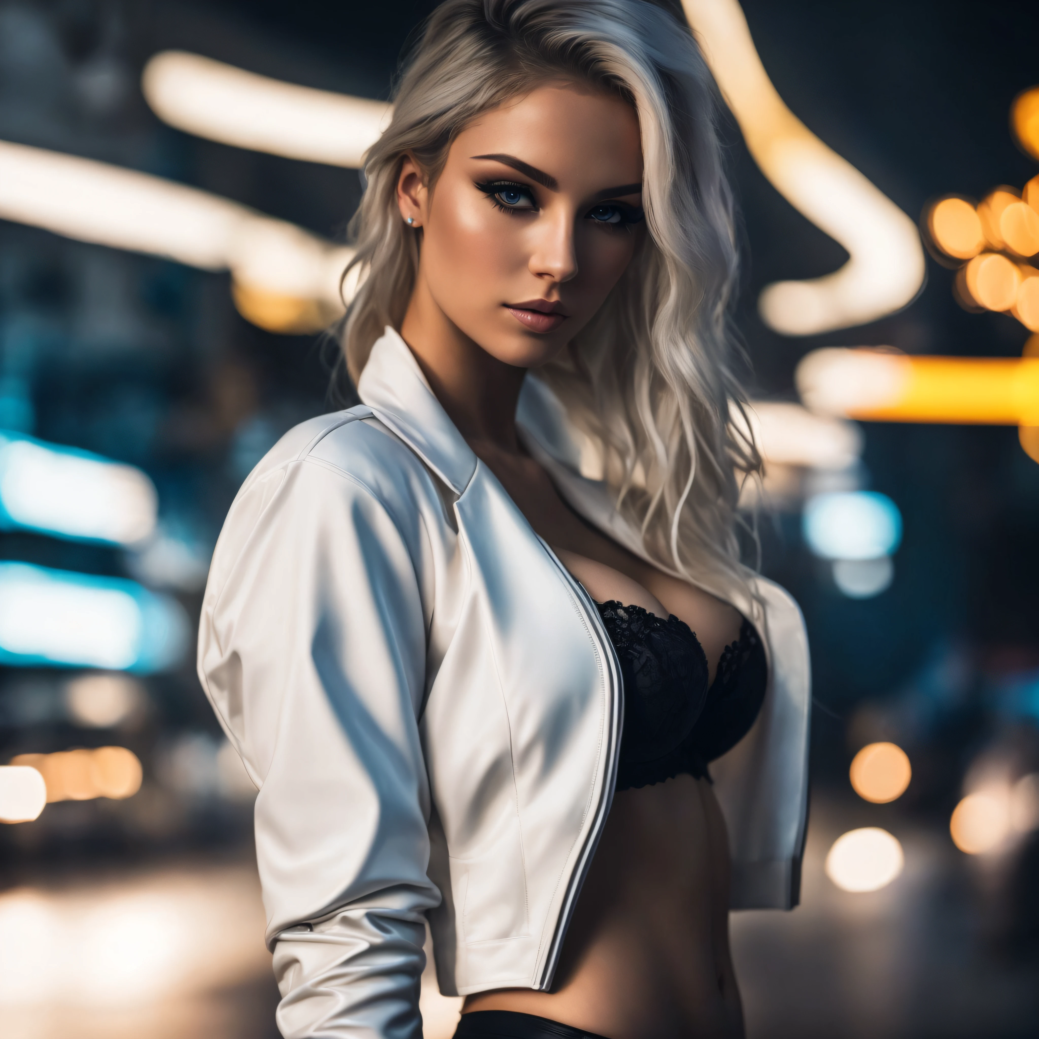 Woman in white jacket and black underwear posing for a photo, Sexy girl, Beautiful blonde girl, Beautiful blonde woman, Blonde Frau, Blond, Anna Nikonova alias Newmilky, photo of a beautiful woman, perfect white haired girl, Alexandra Waliszewska, gorgeous woman, seductive lady, Beautiful female, attractive girl, Olga Buzova