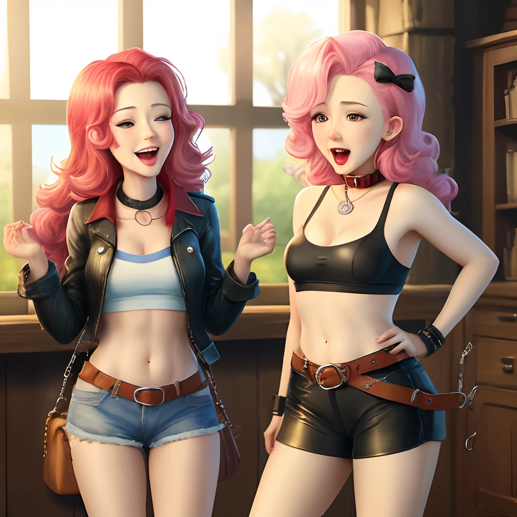 MLP, Fluttershy, Chastity Belt, collar, open mouth, , leather,