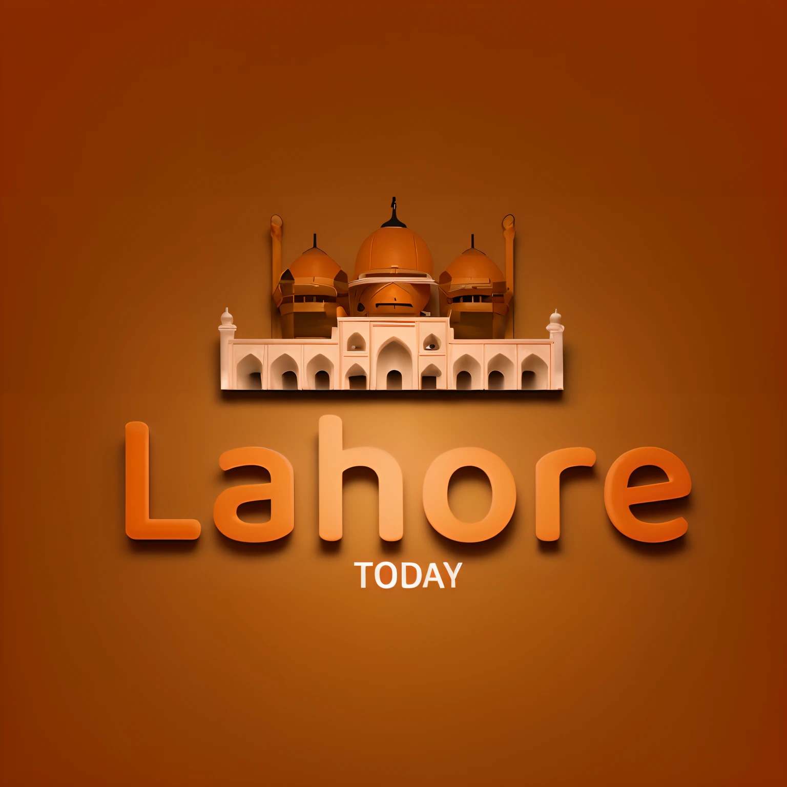 More professional logo high level quality ultra hd light orange background letters border black