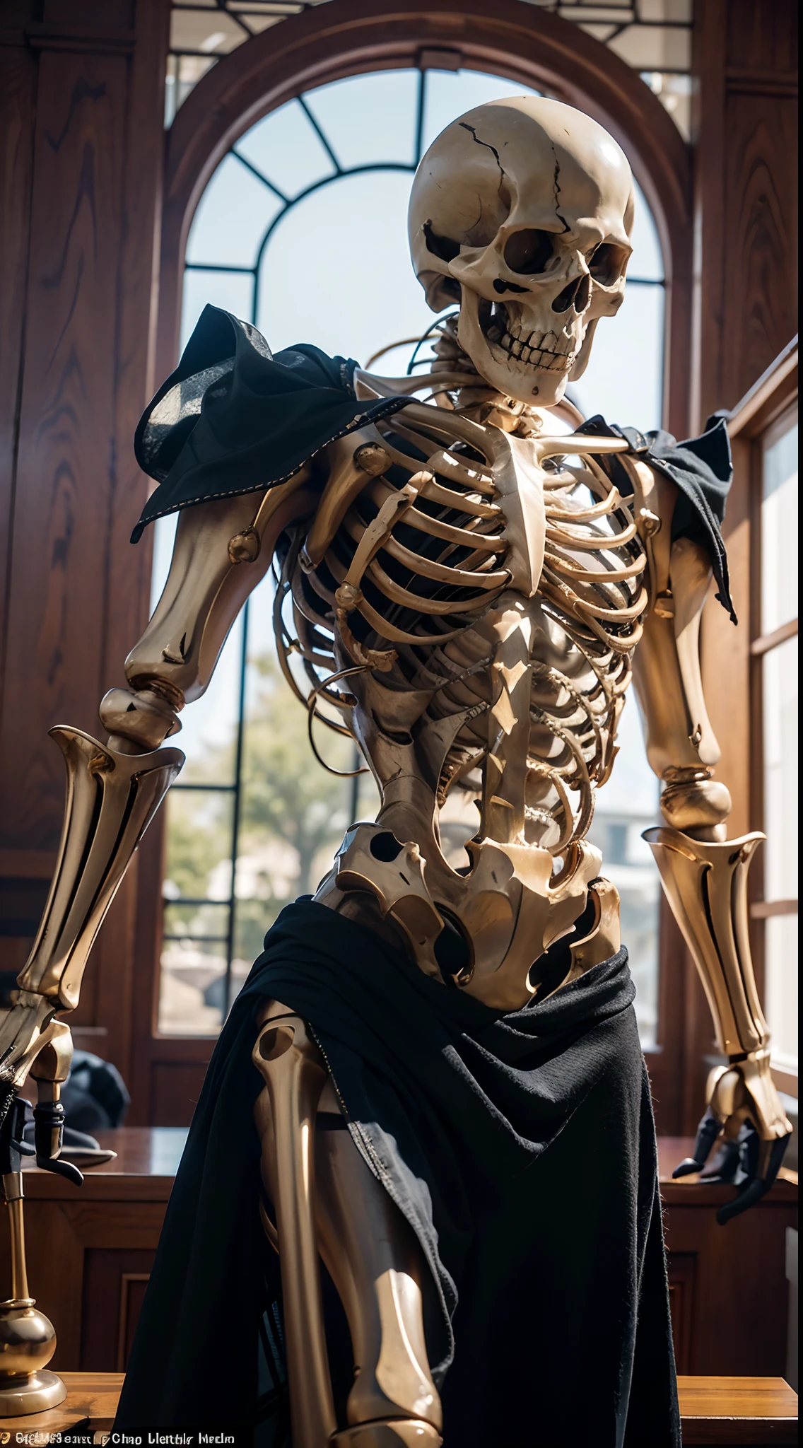 "The king of the skeleton with intricate details, View detailed information items and skill images with dynamic effects."
