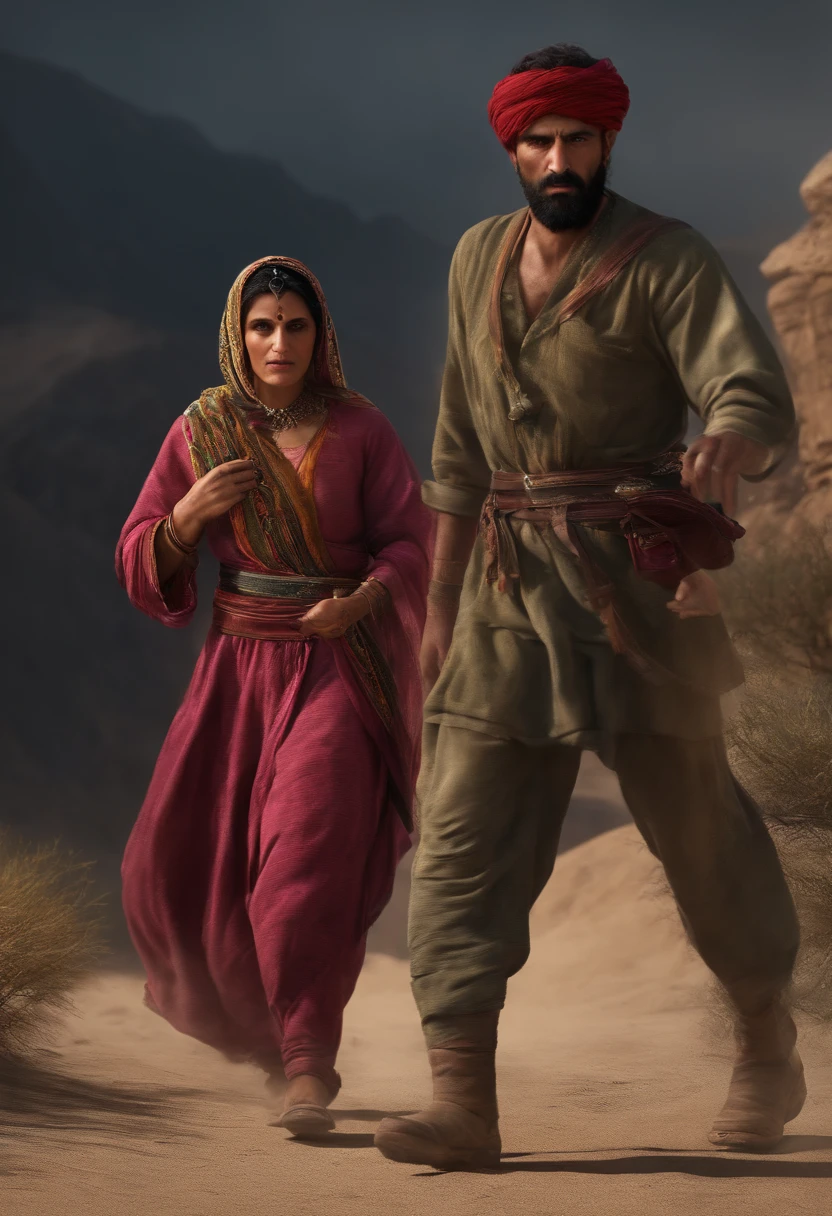 ((best quality)), ((master part)), ((Realistic)), detalhes intrincados, altamente detalhado, foco nítido, a digital rendering, profissional, 4k, Image of Afghans, gritando, raiva, rage, Front view, com burca