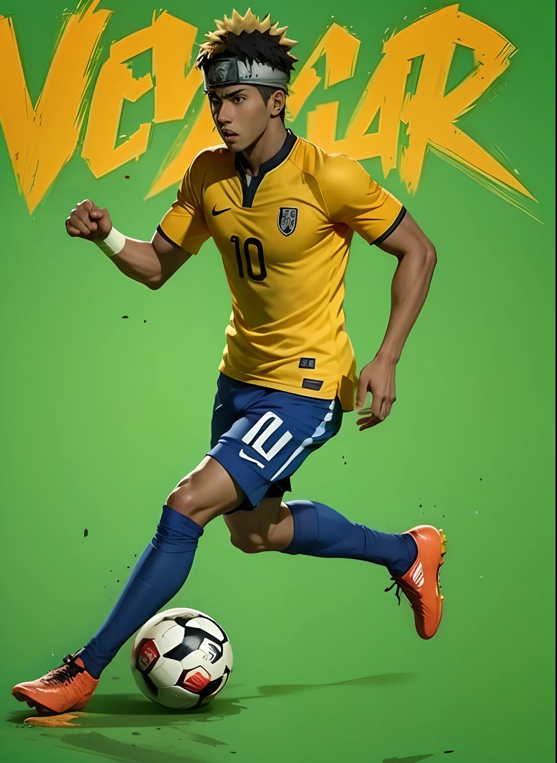 Naruto Jogando futebol