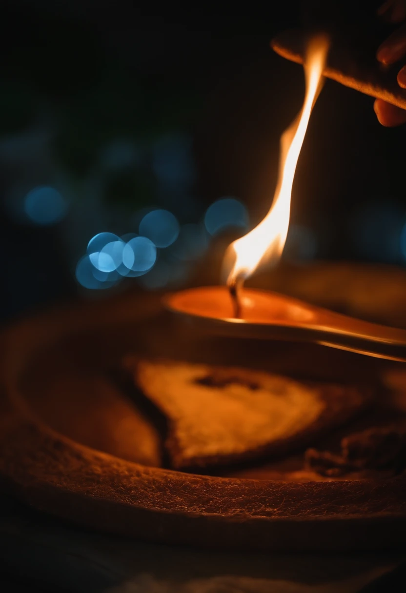 ~*~photographic~*~ Closeup RAW do bolo gourmet, Luzes de velas, Sparks, flash foto BREAK 🎂🕯🕯🕯🎇🎇🎇📸