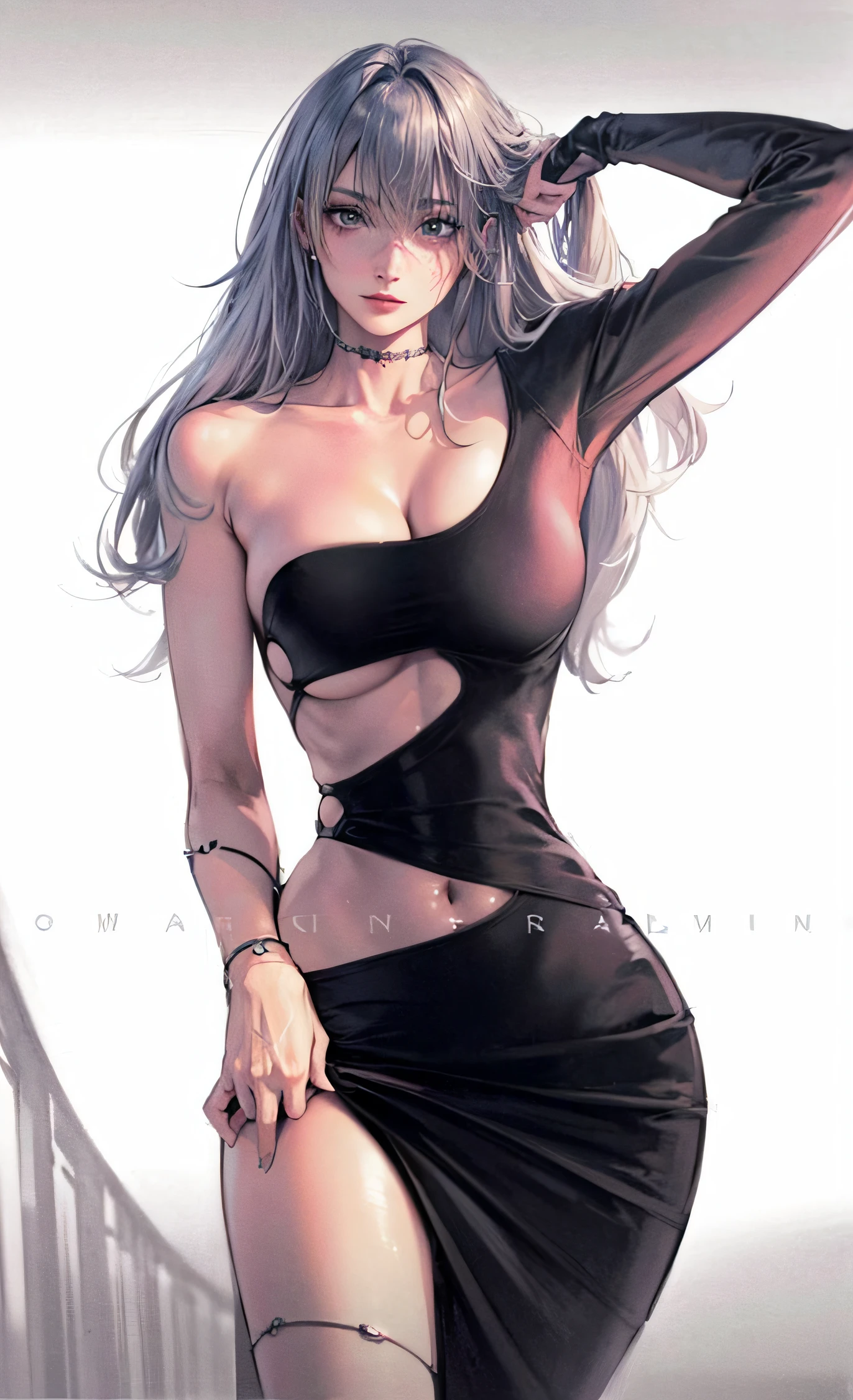 um alto, Beautiful woman, lilac skin, cabelos longos, Cabelos grisalhos escuros, (1.5 selecionados), (1.2 olhos azuis), Ultra-alta qualidade, franja, Looking at the Viewer, Olhar frio, Evil expression, (ultra-detalhado) , messy hair, fundo branco do castelo, vestido de couro preto apertado, ((seios grandes)), (piece of master: 1.2), (delineador: 1.2), (sombreamento detalhado), (best quality). ), best illustration, adulto, 8k, segunda parte superior do corpo, fotografia, nuvens em close-up, jardim de flores azuis, noite escura, Detalhes altos, fotorrealismo, arte de fantasia, roupas medievais, sangue, sorriso maligno, city Japan