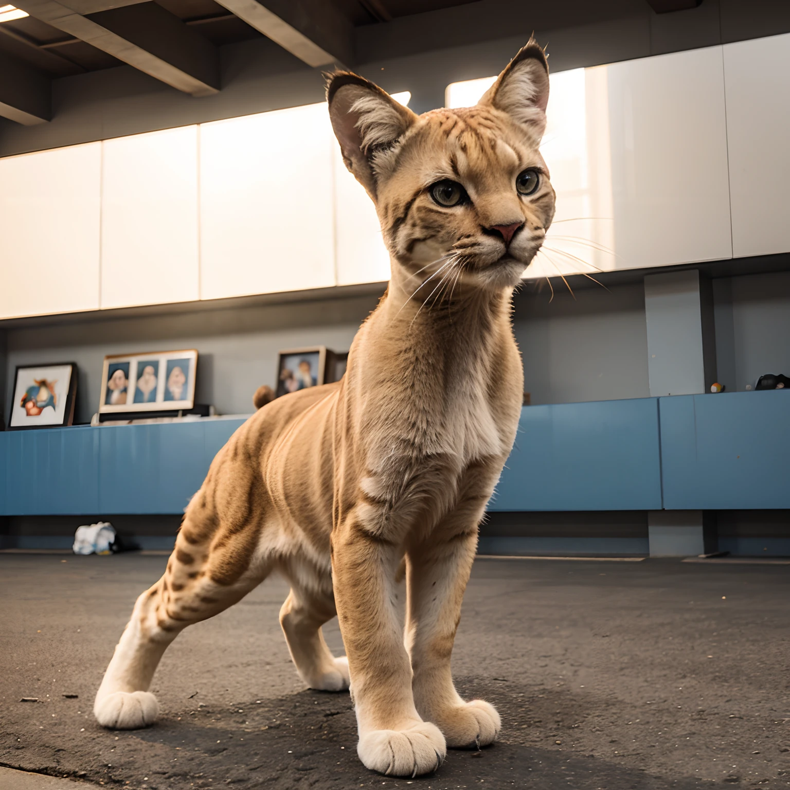 A psychic type bipedal puma pokemon