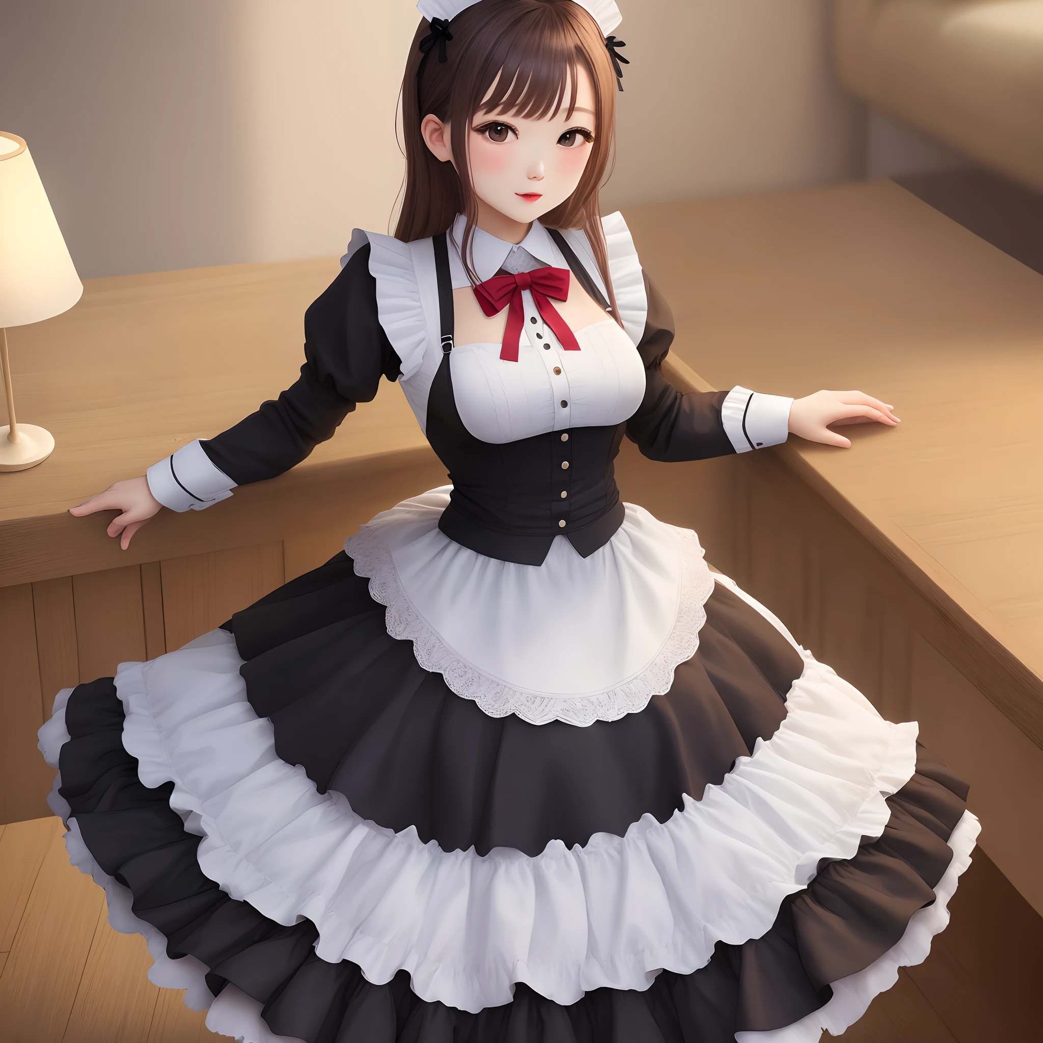 Maids skirt by the Flip up