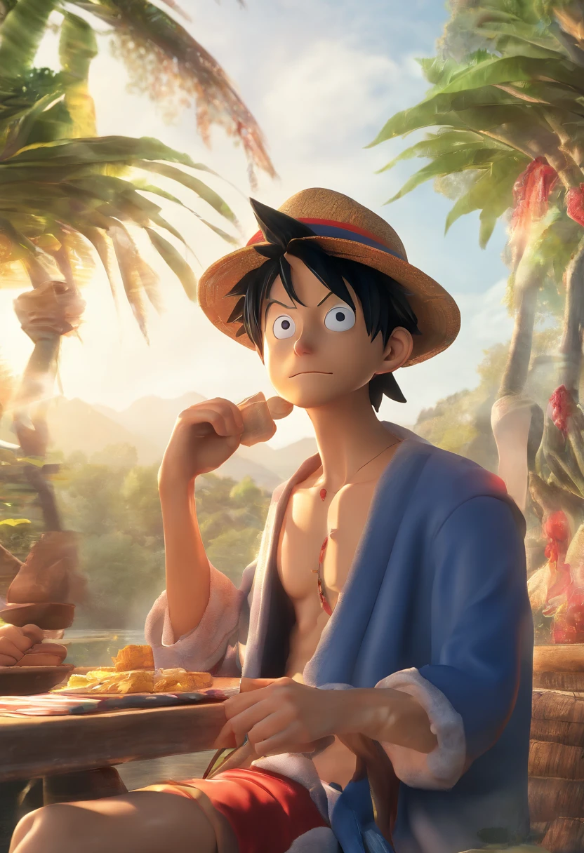 Luffy masterpiece, best quality, one piece, movie still