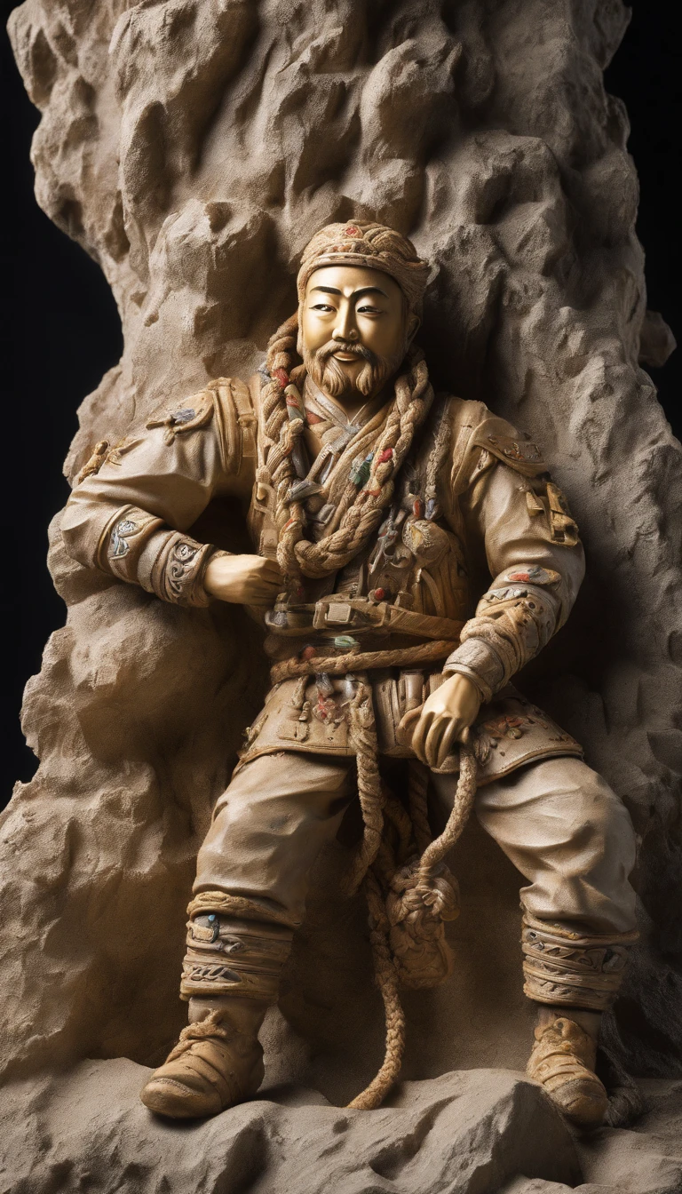 chineseidol,People who carry out rope rescue training,(A group of climbers:1.1),Rescue operations,action sports,climbing,mountain peaks,Cord,challenge,highly,Courage,(Heroic rescue scene:1.2),Emergency Response Team,full body shot of, (Jaw-dropping effect), ,(Studio lighting), hyper HD, International Association of Rope Technology,Explore boldly,Rope rescue techniques,Create a studio-like environment, Enhance visual impact