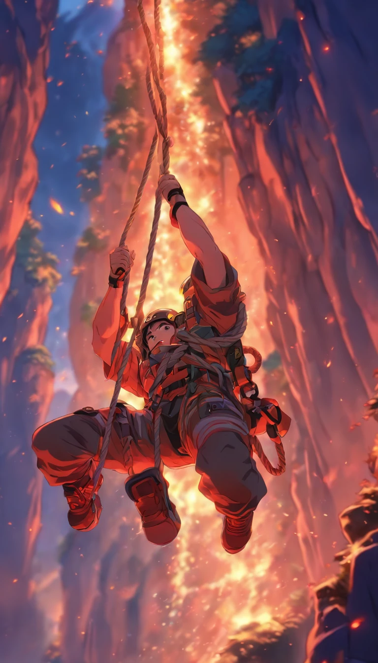 chineseidol,Personnel conducting rope rescue training,(A group of climbers:1.1),Rescue operations,action sports,Climbing,mountain peaks,Cord,challenge,highly,Courage,(Heroic rescue scene:1.2),Emergency Response Team,full body shot of, (Jaw-dropping effect), ,(Studio lighting), hyper HD, International Association of Rope Technology,Explore boldly,Rope rescue techniques,Create a studio-like environment, Enhance visual impact