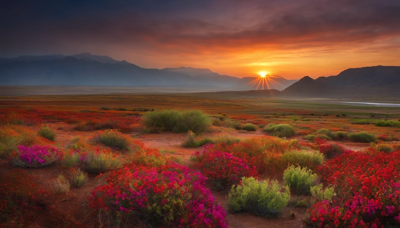 dry land without plants, chaotic and tired landscape