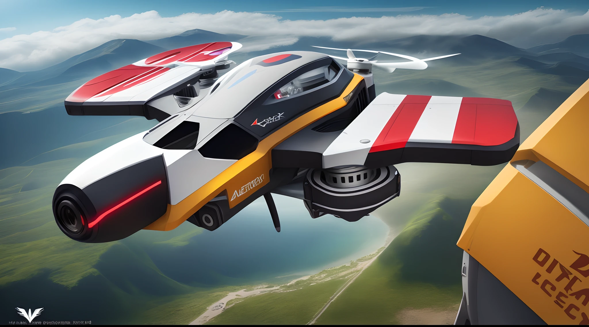 Logo Aereonex ,with drone